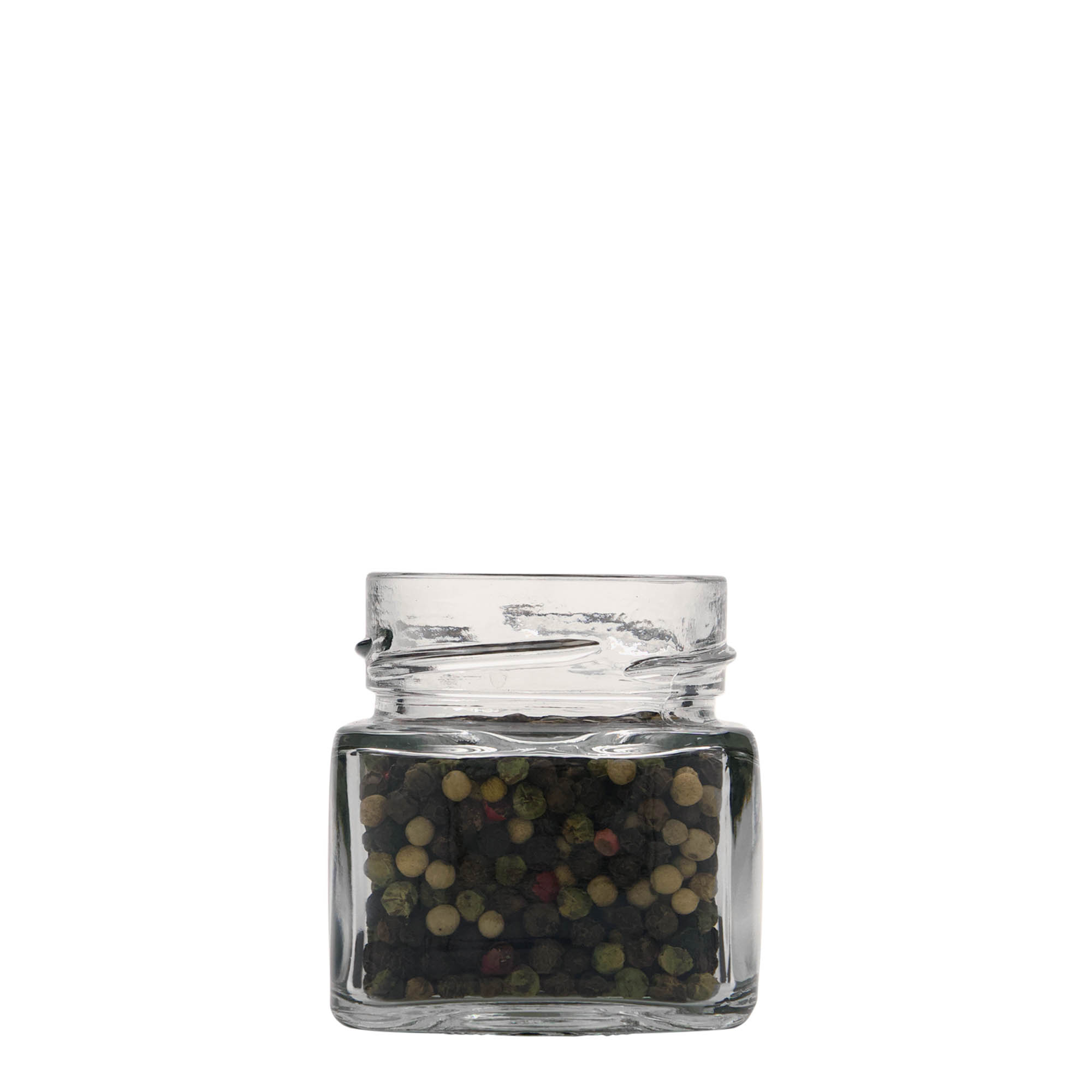 106 ml štvorcová fľaša 'Ikarus', hrdlo: Deep-Twist-Off (DTO 58)