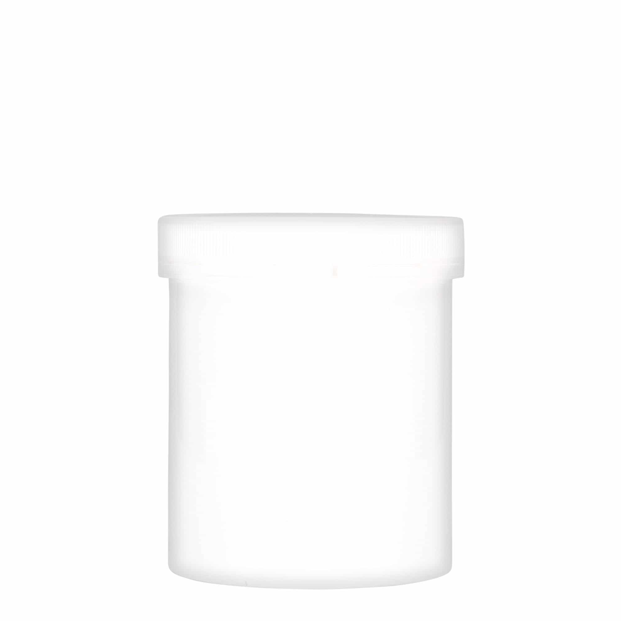 500 ml plastová dóza „Securilock“, PP, biela farba, hrdlo: skrutkovací uzáver