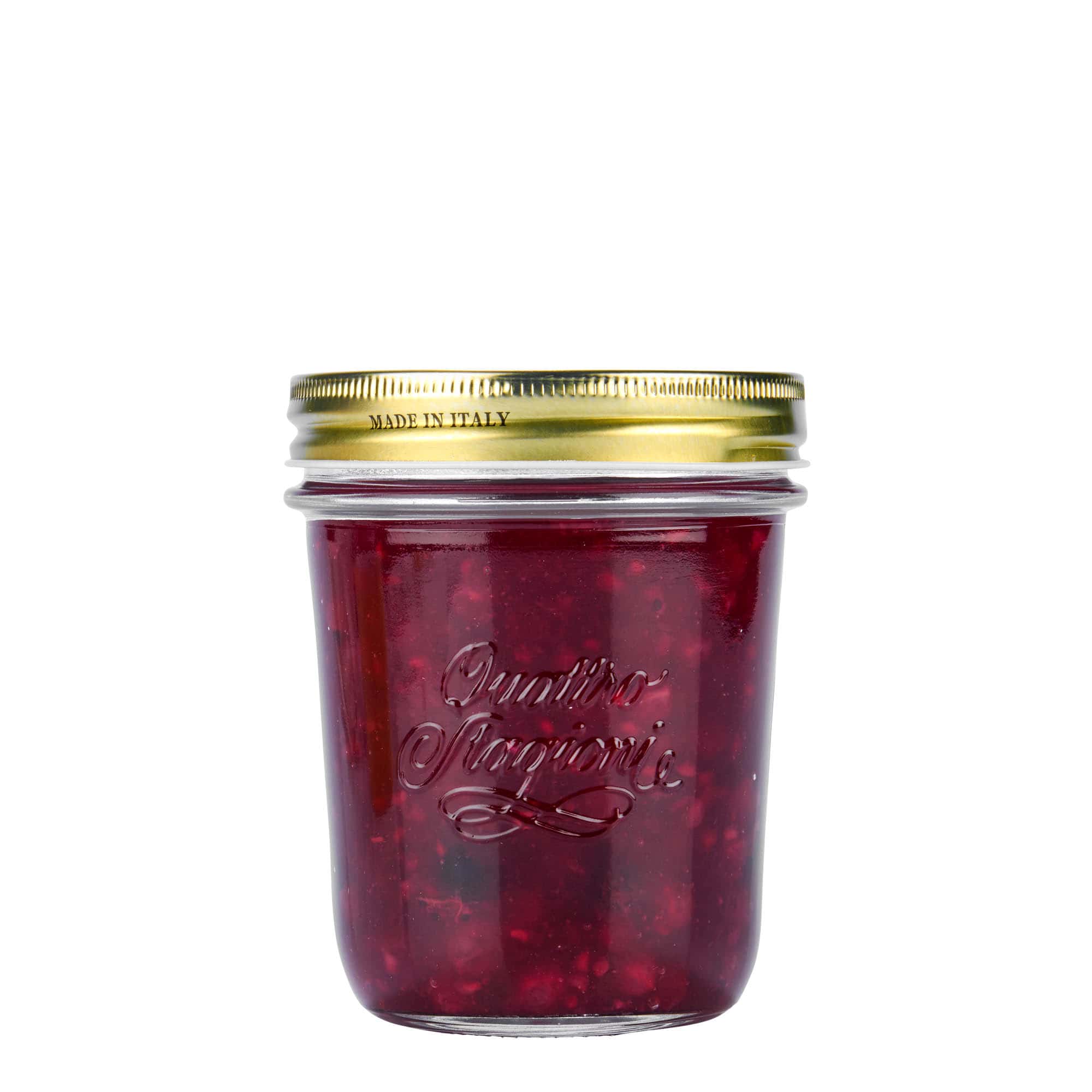 320 ml zaváracie poháre 'Quattro Stagioni', hrdlo: závitové viečko