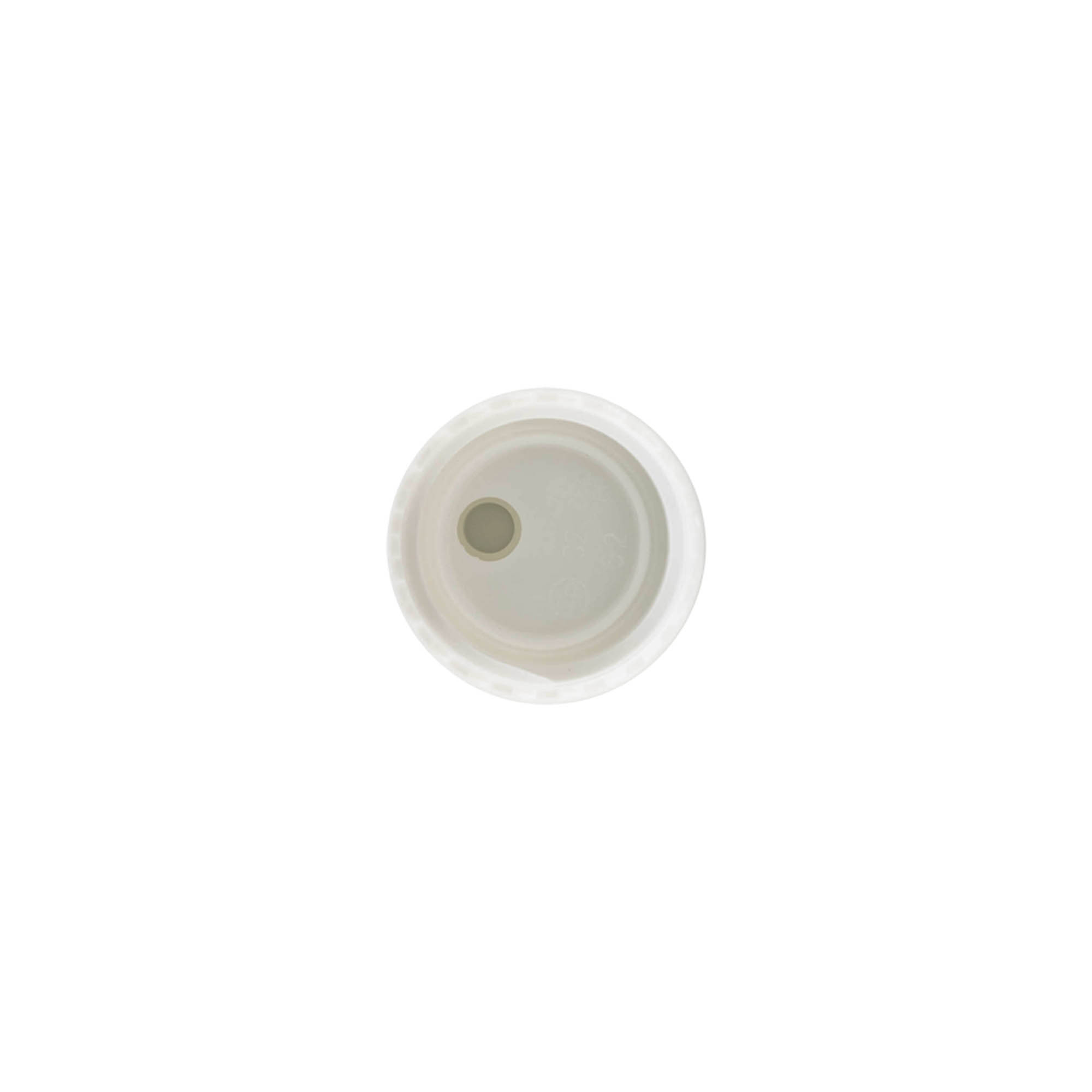 Skrutkovací uzáver Disc Top, PP-plast, biely, pre hrdlo: 24/410 Skrutkovací uzáver Disc Top, PP-plast, biely, pre hrdlo: 24/410