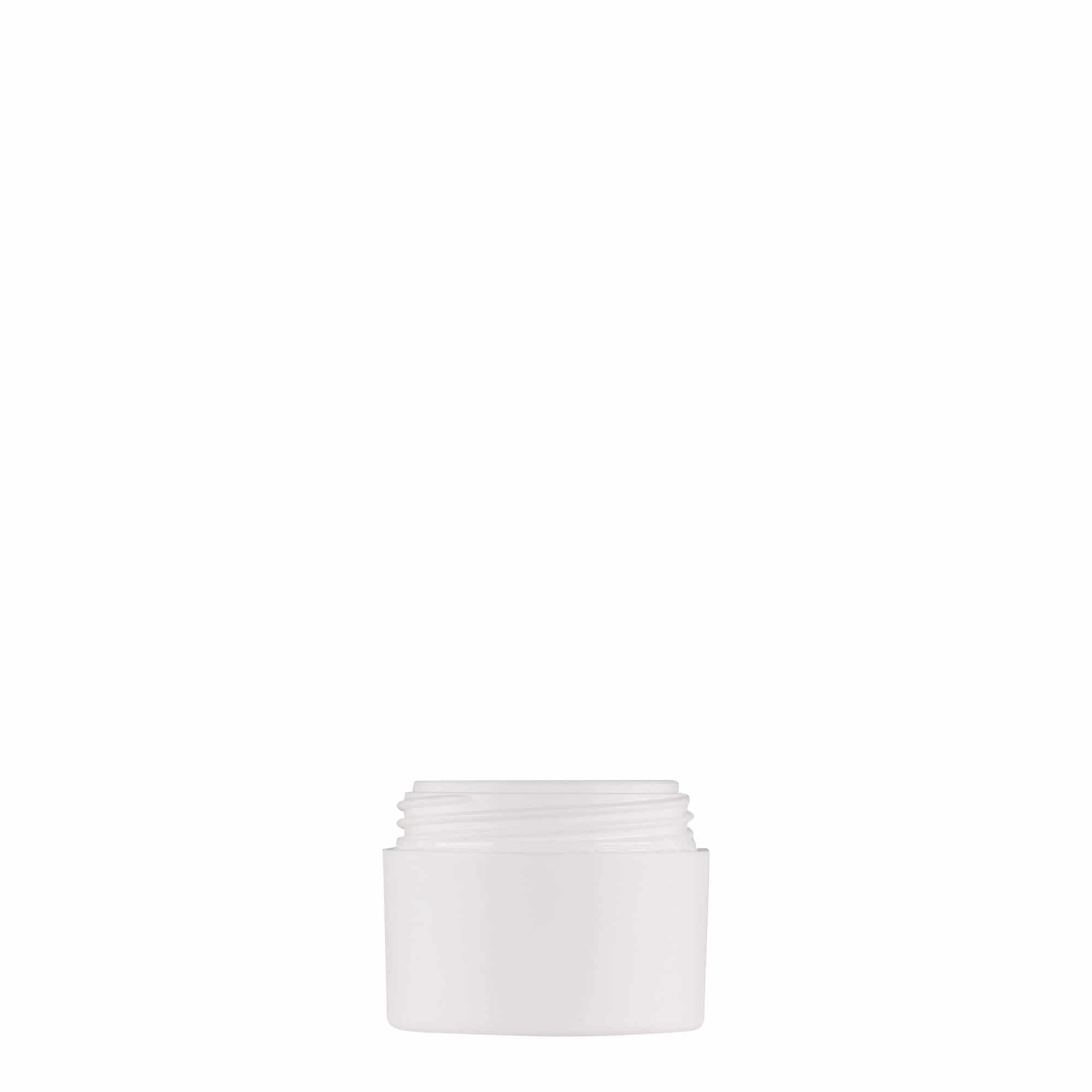 5 ml plastová dóza „Antonella“, PP, biela farba, hrdlo: skrutkovací uzáver 5 ml plastová dóza „Antonella“, PP, biela farba, hrdlo: skrutkovací uzáver