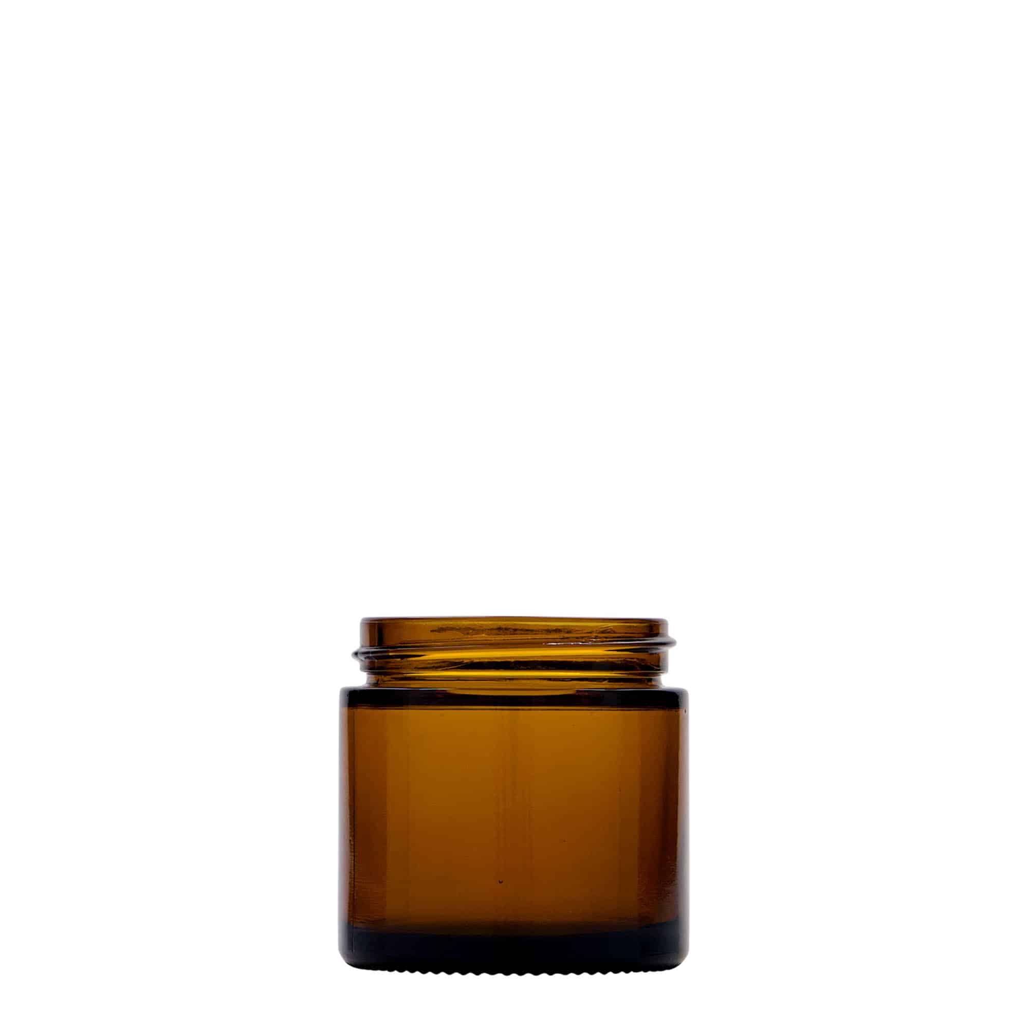 60 ml téglik „Brown Line“, sklený, hnedá farba, hrdlo: skrutkovací uzáver 60 ml téglik „Brown Line“, sklený, hnedá farba, hrdlo: skrutkovací uzáver