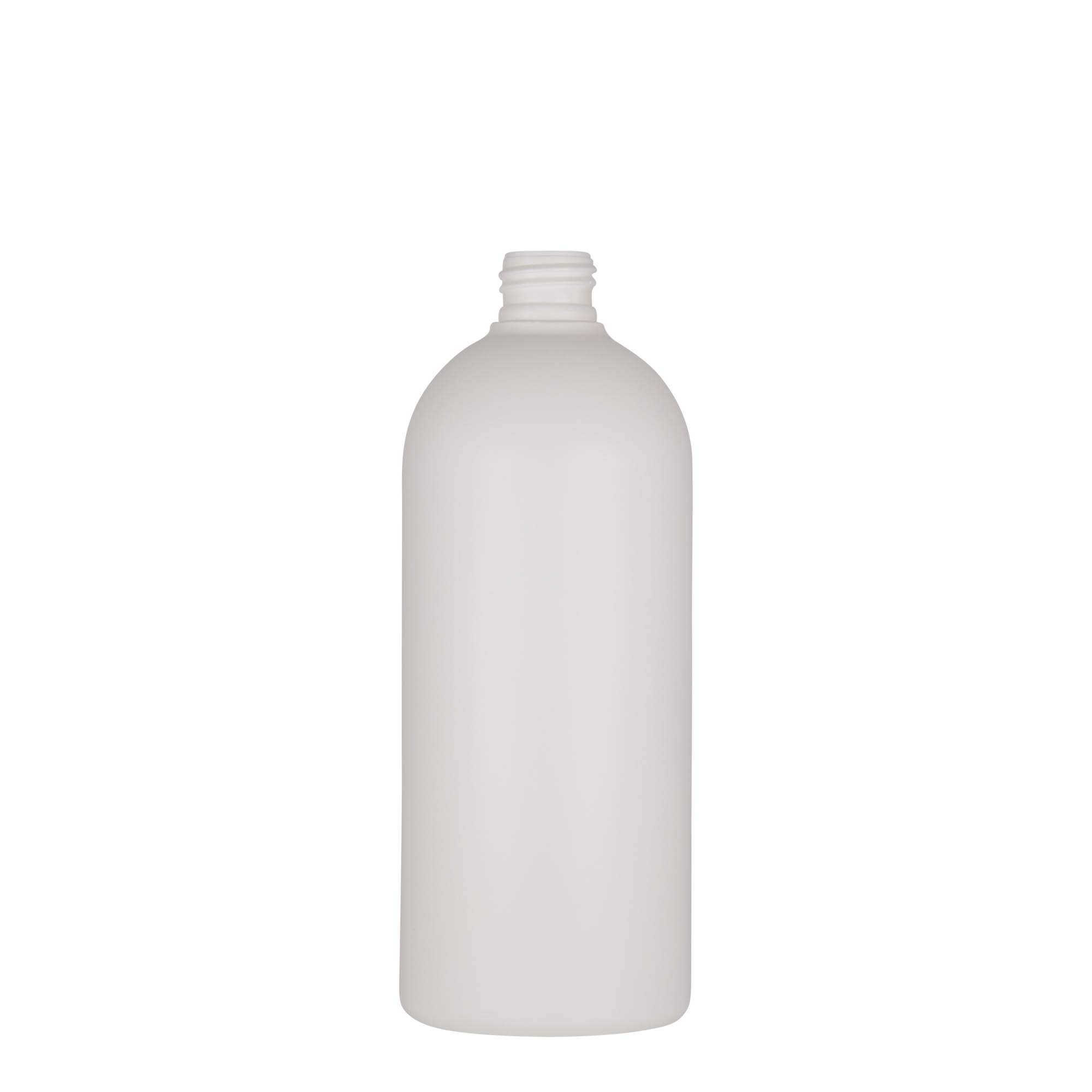 500 ml plastová fľaša 'Tuffy', HDPE, biela, hrdlo: 24/410