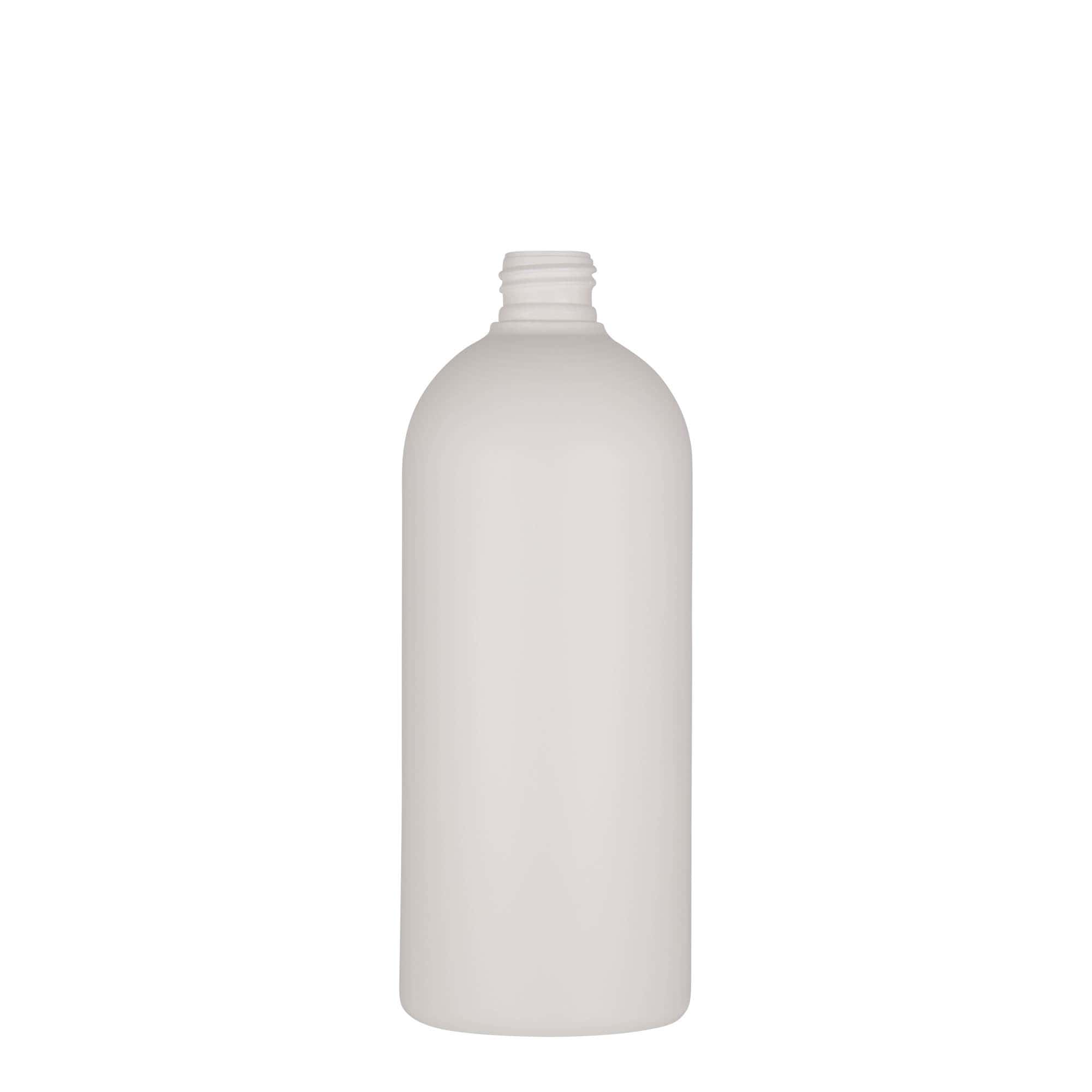 500 ml plastová fľaša 'Tuffy', HDPE, biela, hrdlo: 24/410