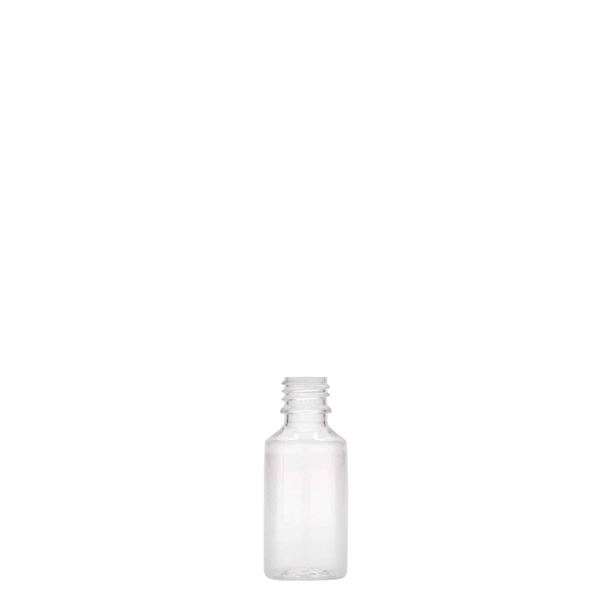 10 ml PET fľaša „E-Liquid“ s poistkou kvality a proti deťom, plast, hrdlo: závitové uzáver