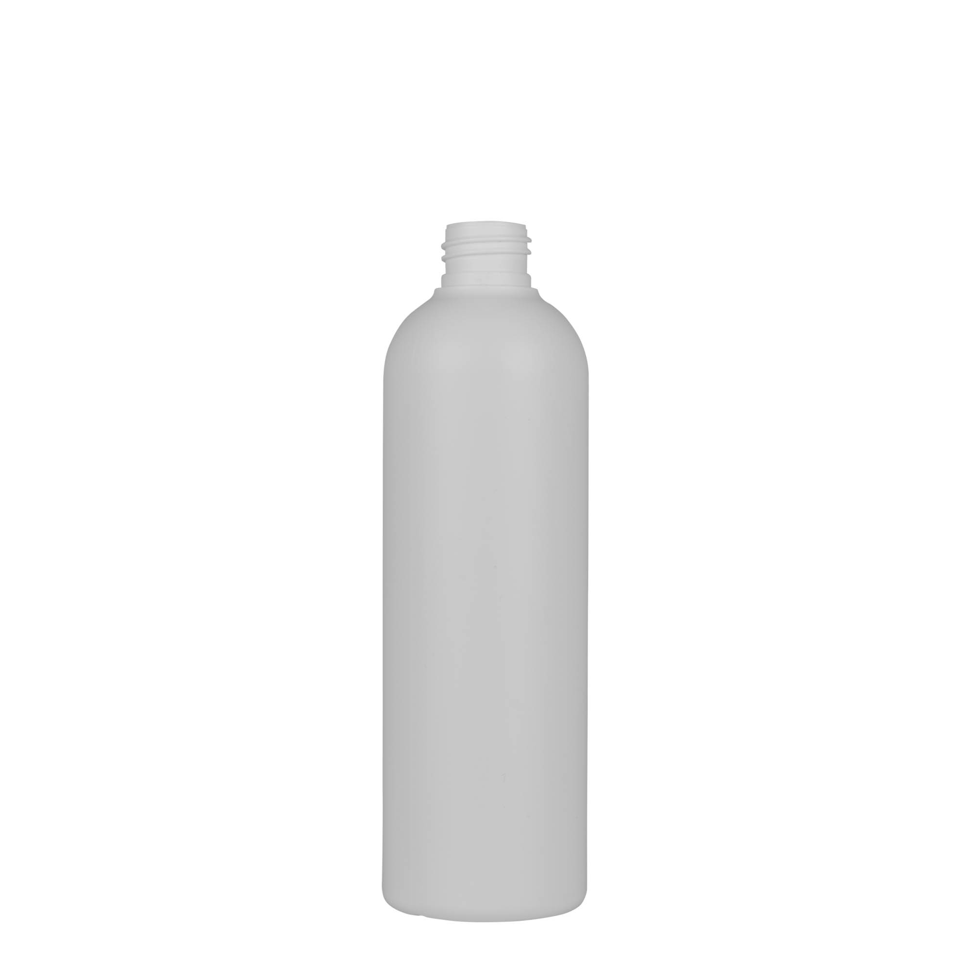 300 ml plastová fľaša 'Tuffy', HDPE, biela, hrdlo: 24/410