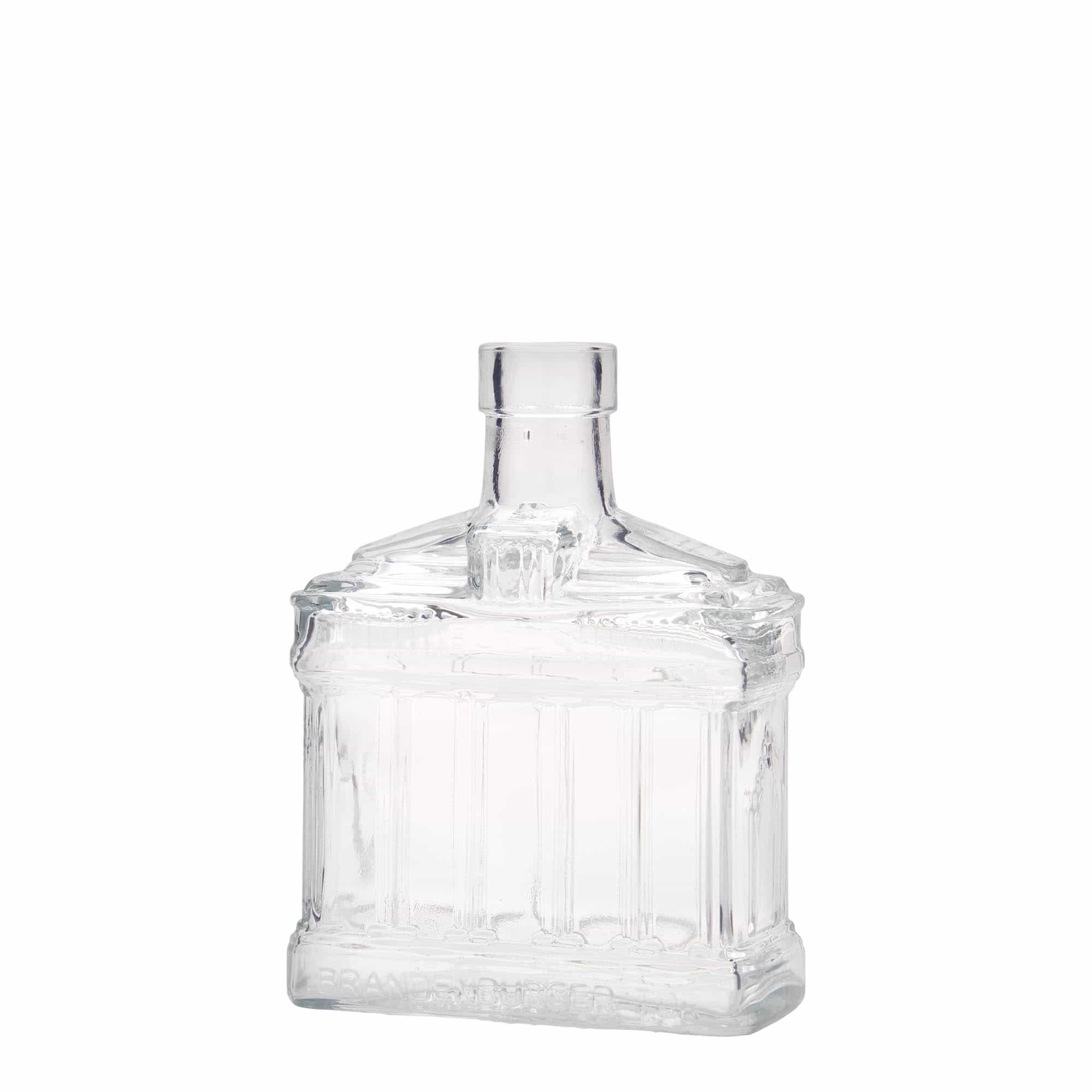 200 ml sklená fľaša „Brandenburská brána“, hrdlo: korok