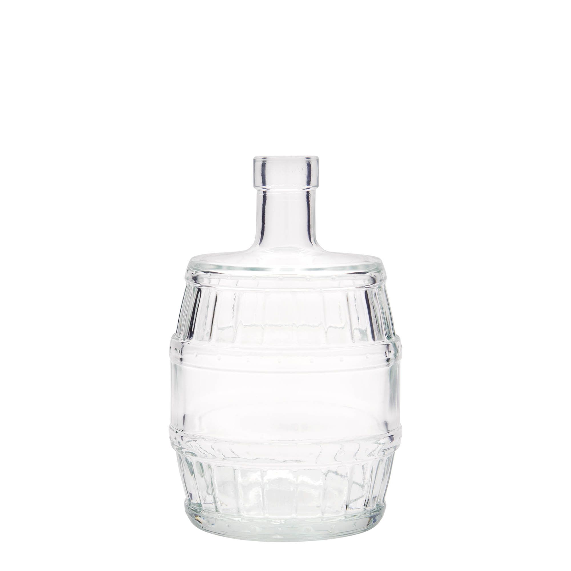 500 ml sklenená fľaša 'súdok', hrdlo: korek