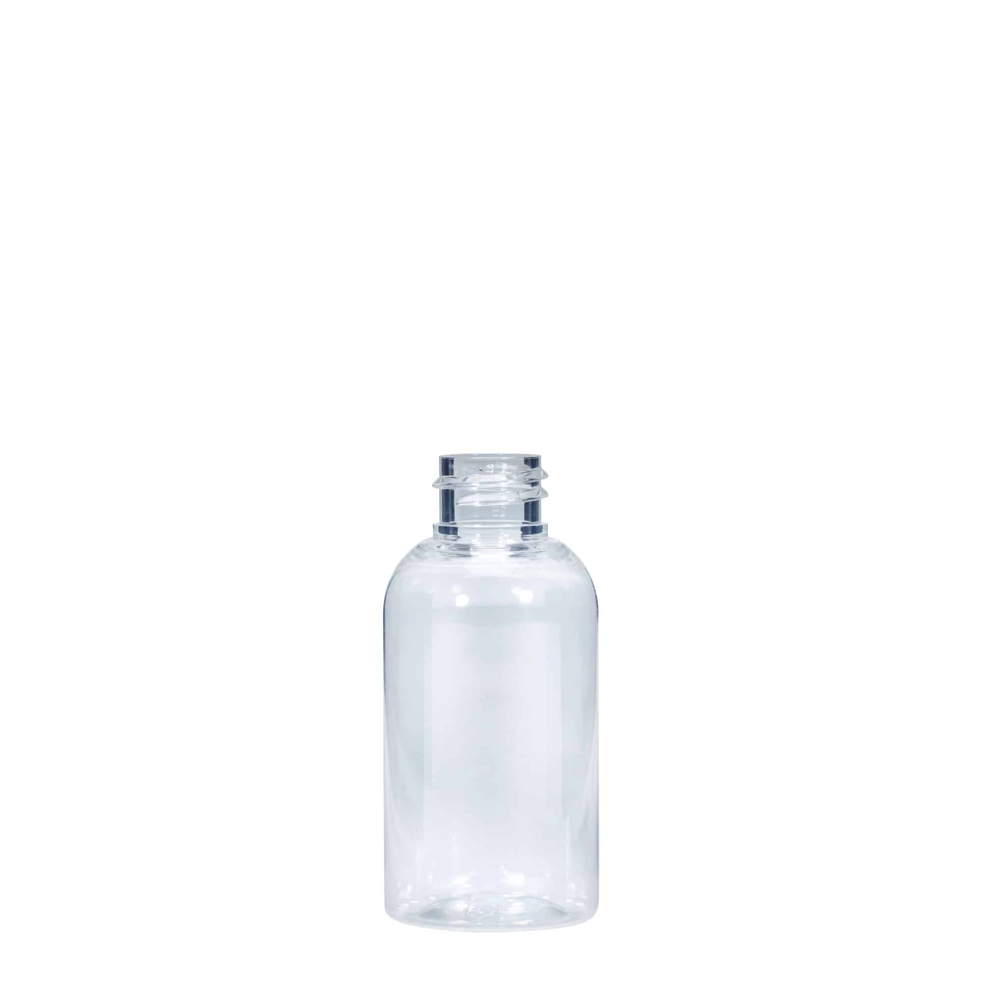 50 ml PET fľaša „Boston“, plast, hrdlo: GPI 20/410