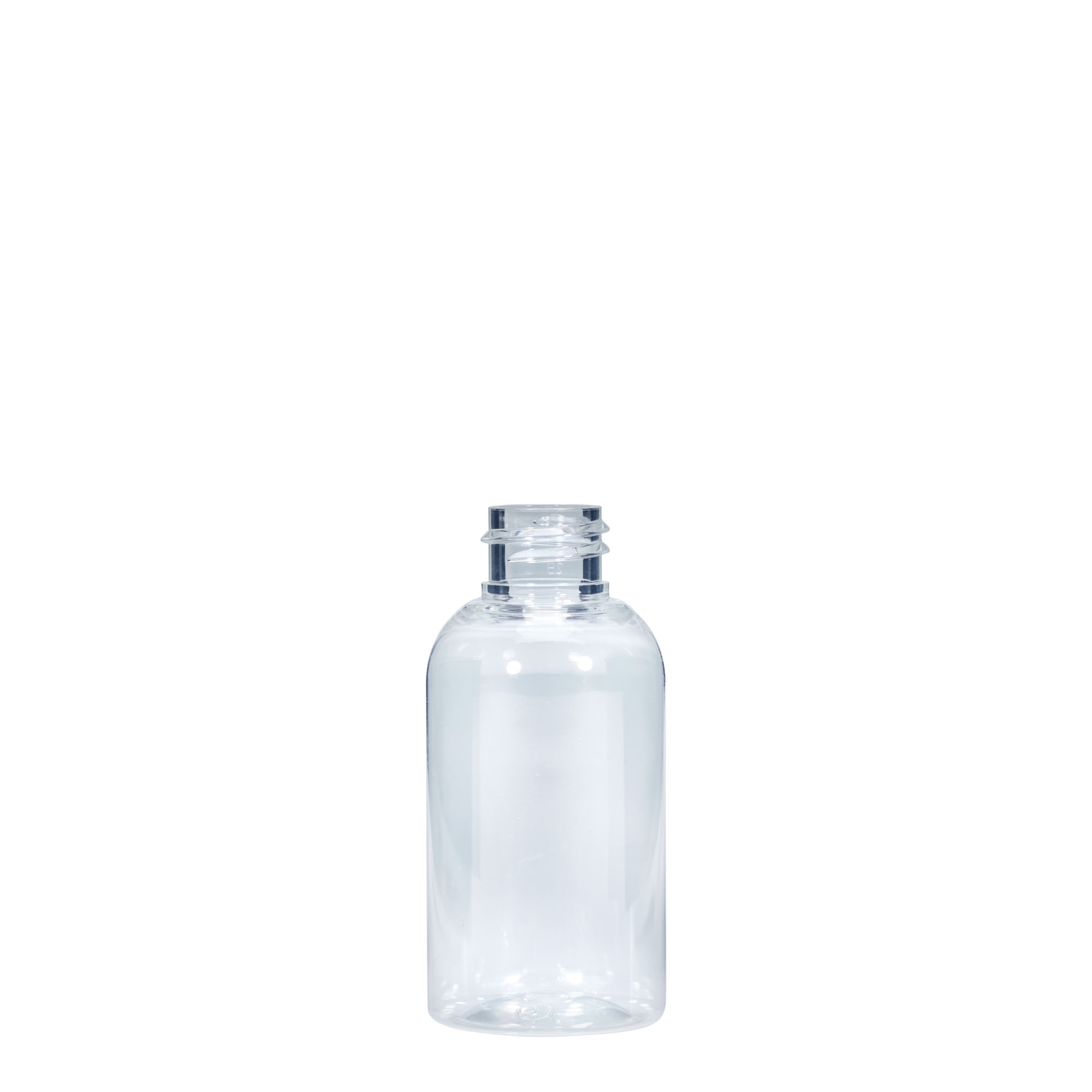 50 ml PET fľaša „Boston“, plast, hrdlo: 20/410 50 ml PET fľaša „Boston“, plast, hrdlo: 20/410