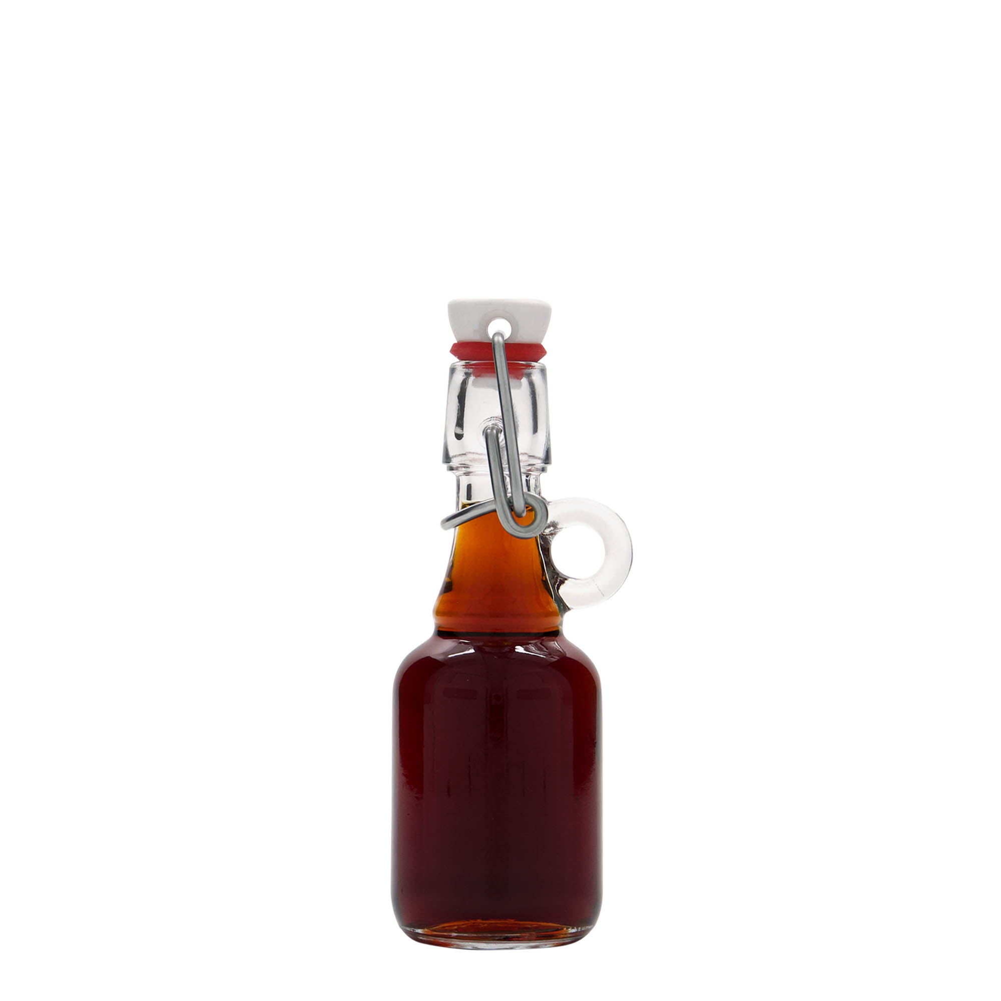40 ml sklenená fľaša 'Santos', hrdlo: uzáver s pákou