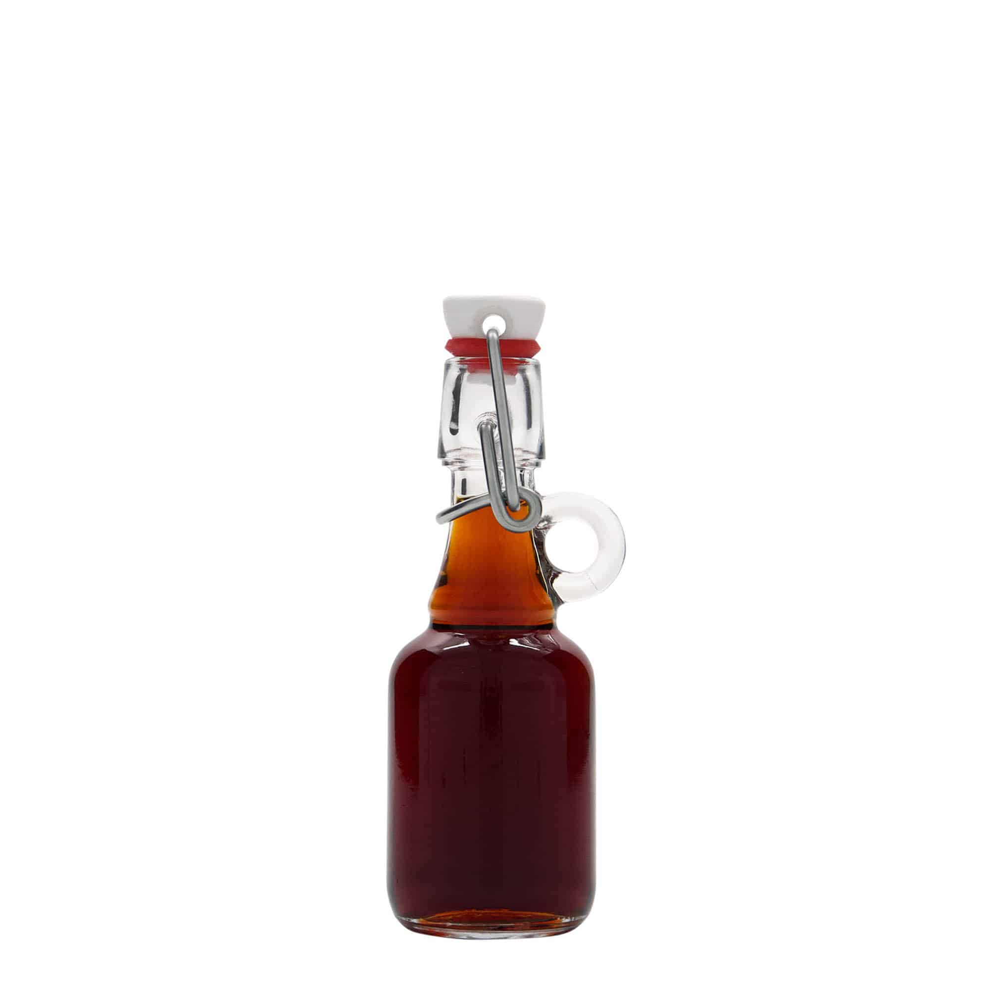 40 ml sklenená fľaša 'Santos', hrdlo: uzáver s pákou