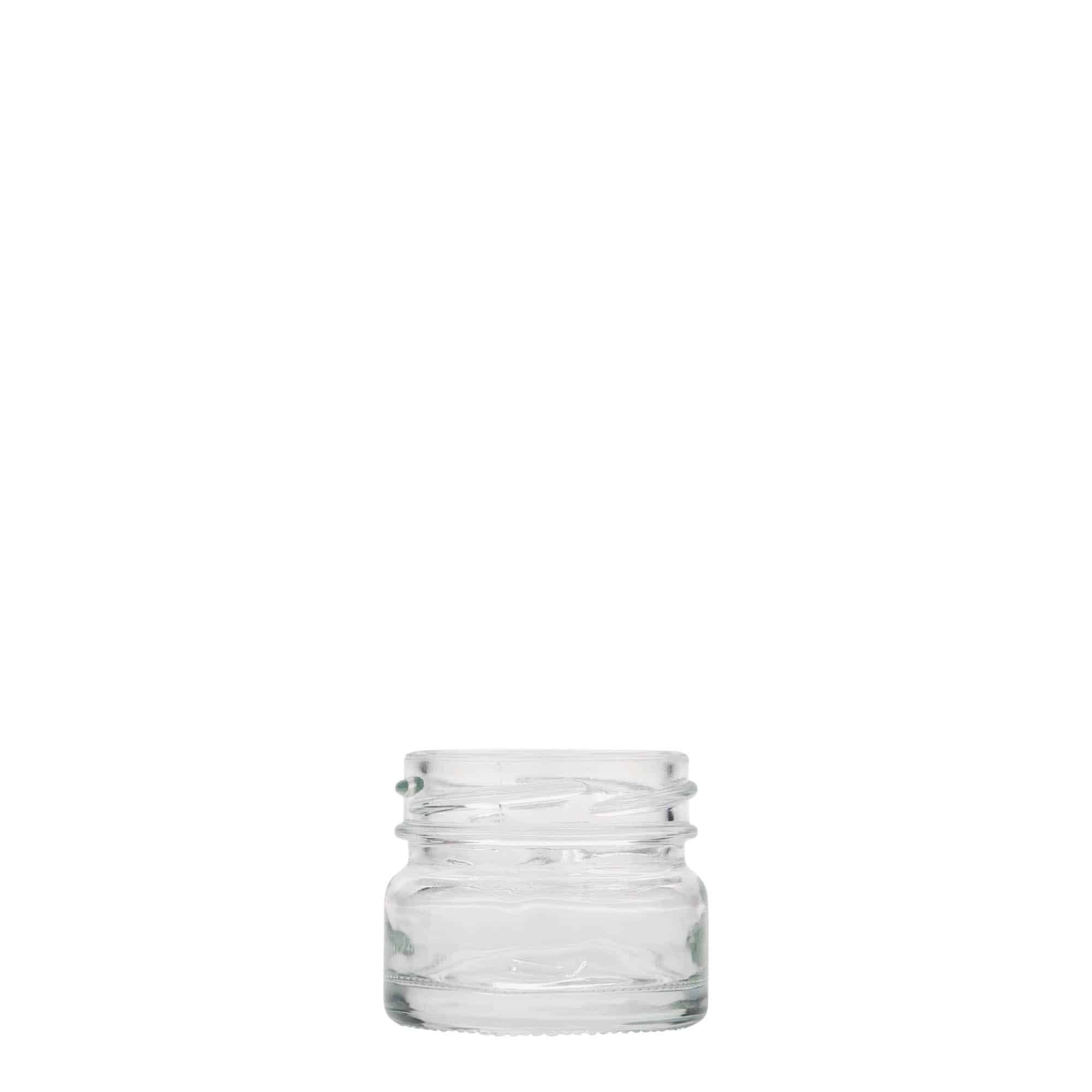 30 ml plochý okrúhly pohár, hrdlo: twist off (TO 43)
