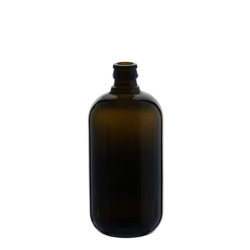 750 ml fľaša na ocot/olej „Biolio“, sklená, antická zelená farba, hrdlo: DOP 750 ml fľaša na ocot/olej „Biolio“, sklená, antická zelená farba, hrdlo: DOP