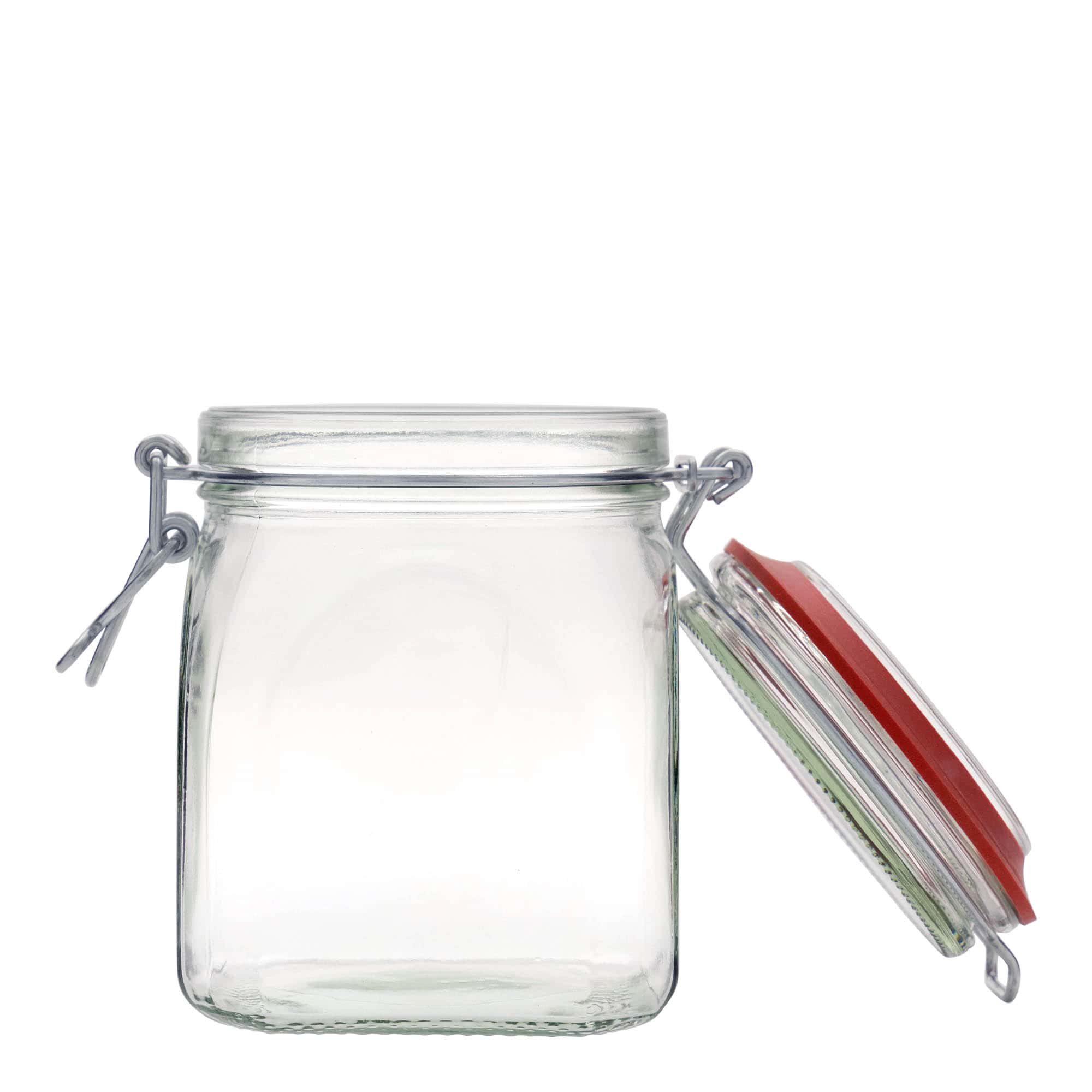 900 ml drôtový uzáver, štvorcový, hrdlo: drôtový uzáver