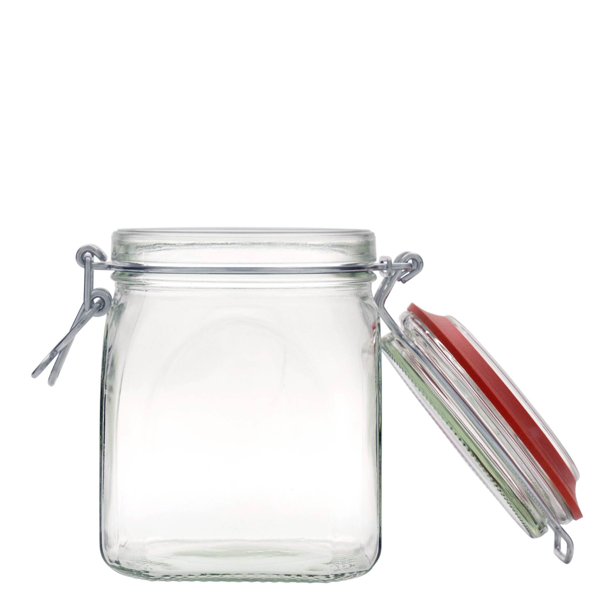 900 ml drôtový uzáver, štvorcový, hrdlo: drôtový uzáver