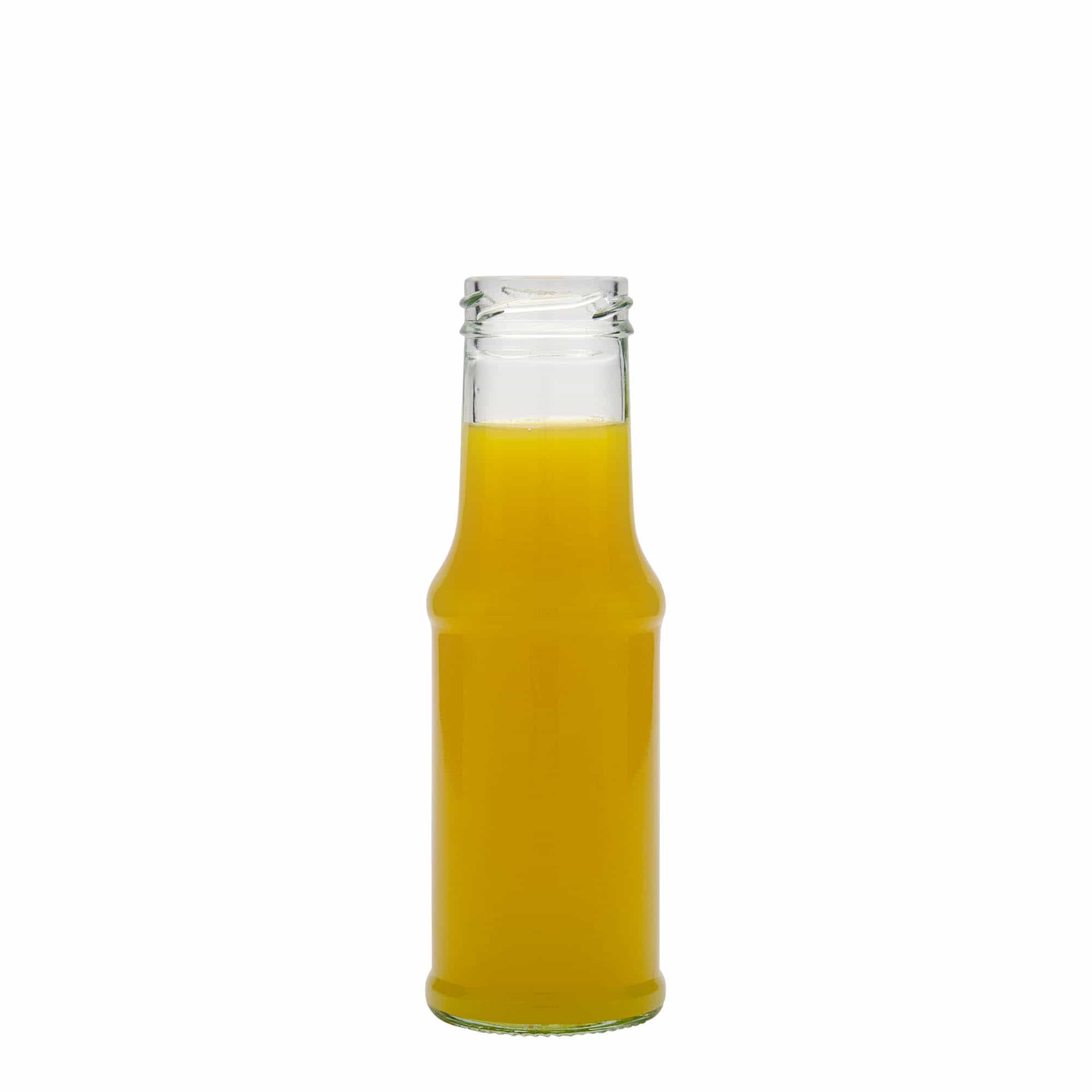 200 ml fľaša na omáčku, sklená, hrdlo: twist off (TO 43)