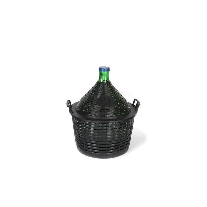 20 l demižón s úzkym hrdlom, sklený, zelená farba, hrdlo: nasadzovacie veko 20 l demižón s úzkym hrdlom, sklený, zelená farba, hrdlo: nasadzovacie veko