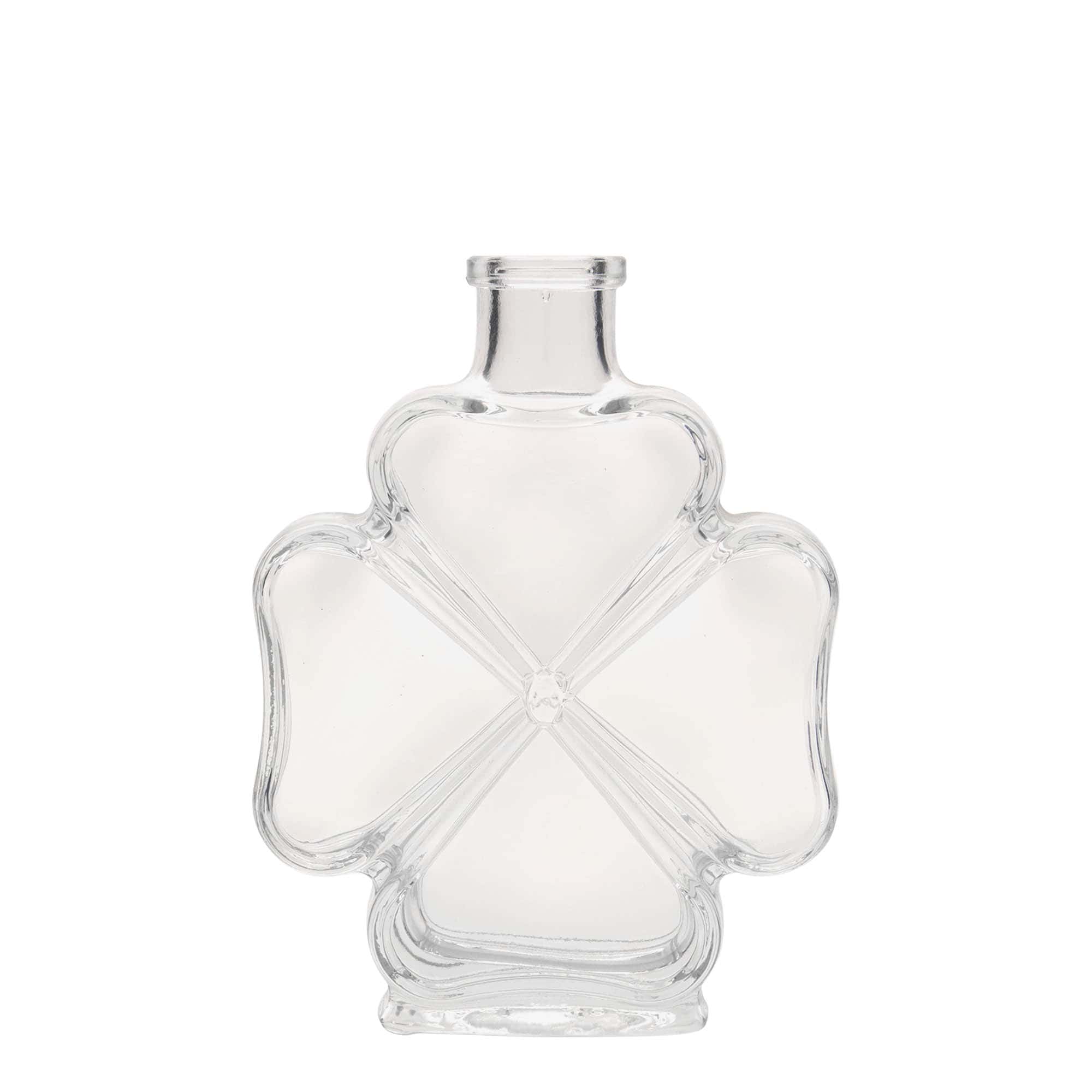200 ml sklená fľaša „Trojlístok“, hrdlo: korok 200 ml sklená fľaša „Trojlístok“, hrdlo: korok