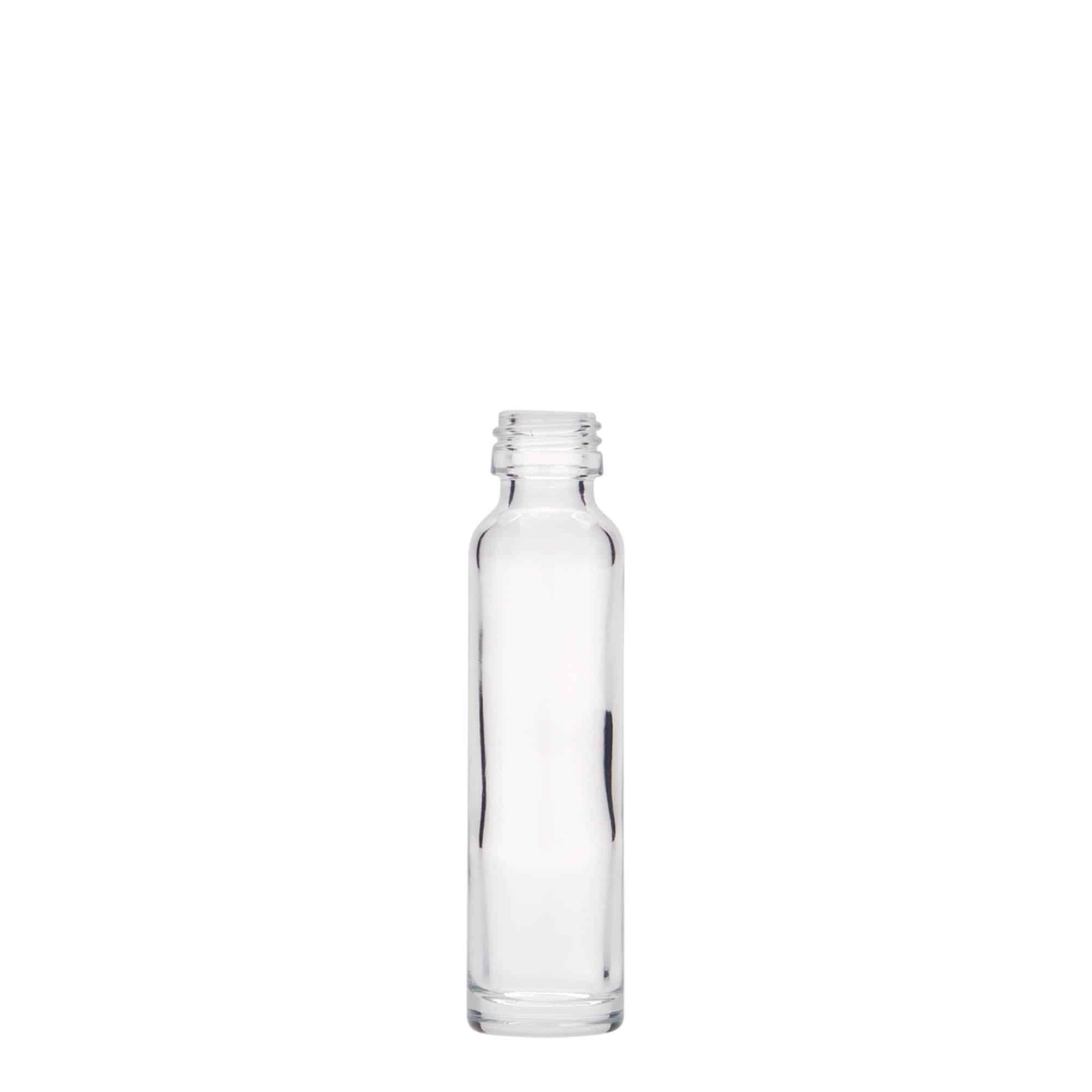 20 ml fľaša, sklená, hrdlo: PP 18