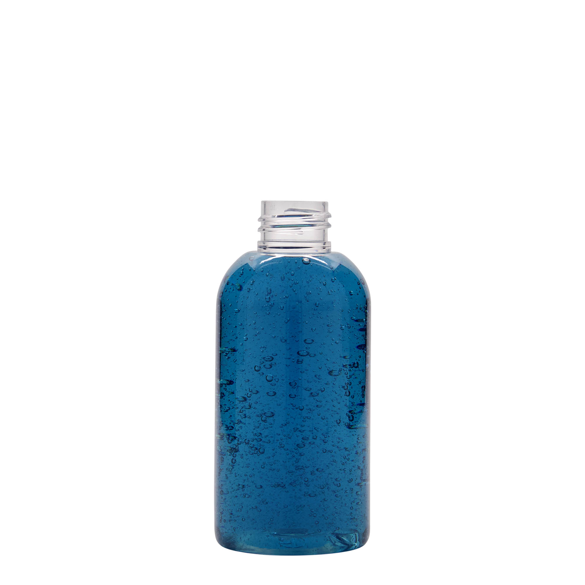 150 ml PET fľaša 'Boston', plast, hrdlo: 24/410