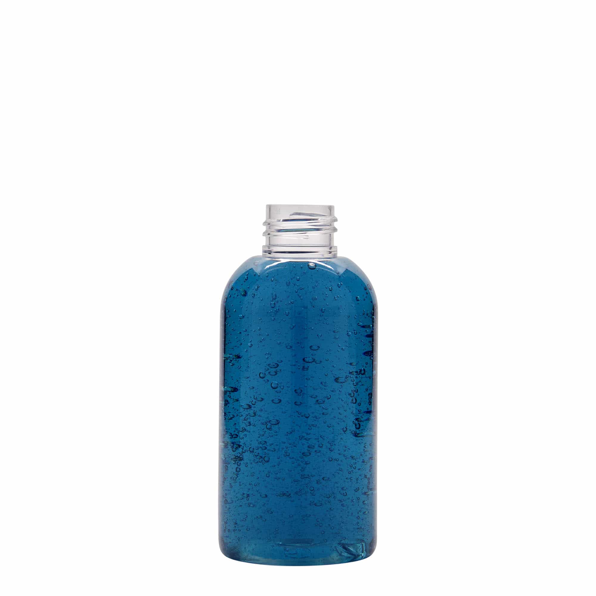 150 ml PET fľaša 'Boston', plast, hrdlo: 24/410