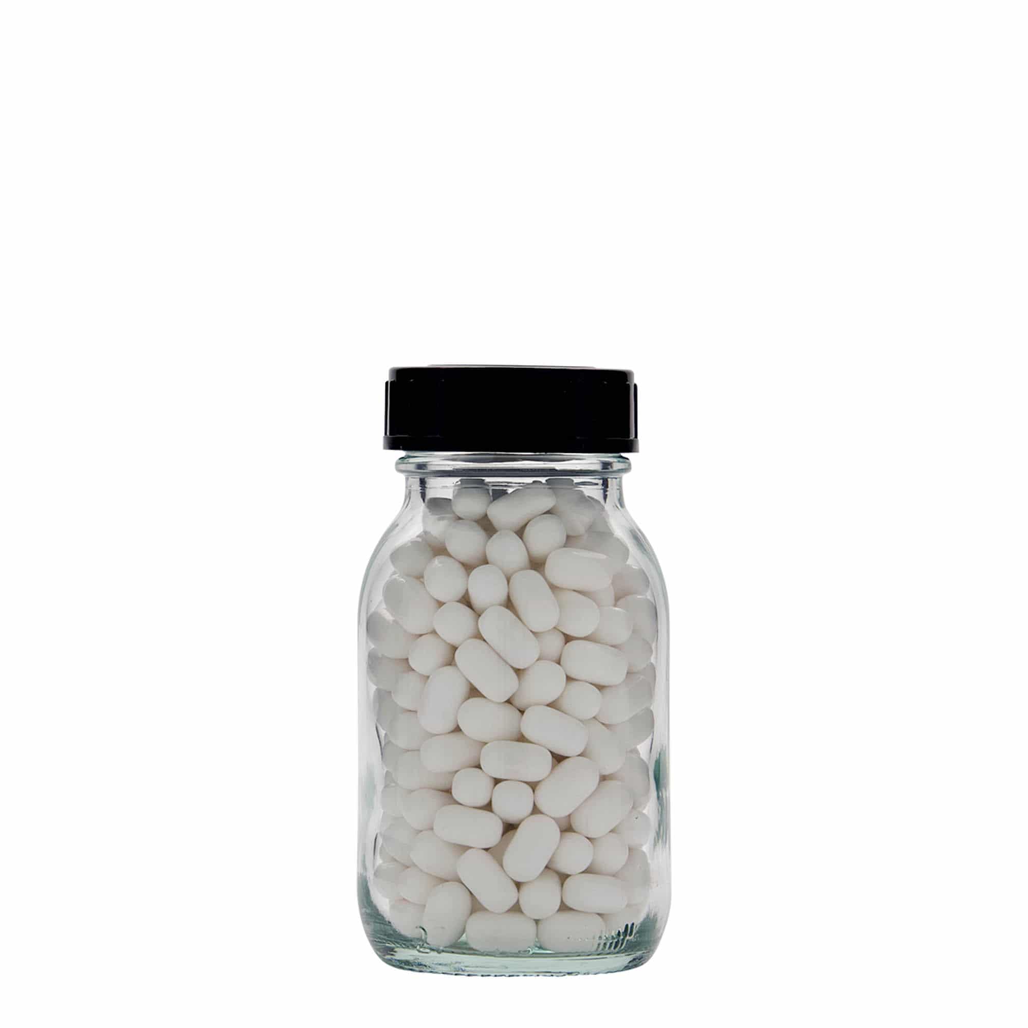 125 ml širokouhlové sklo, hrdlo: DIN 40