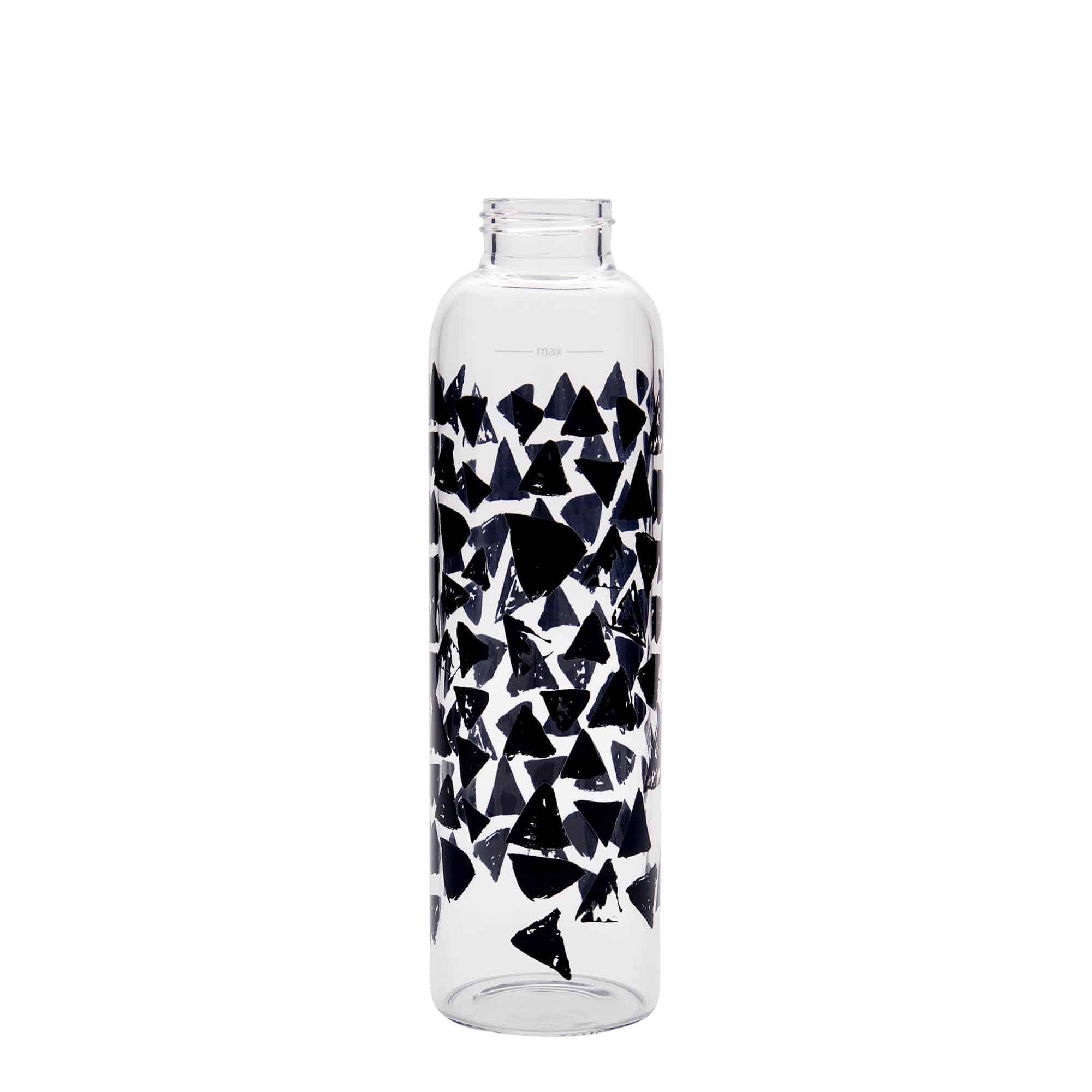 500 ml fľaša na pitie 'Perseus - Čierne trojuholníky', otvor: skrutkovací uzáver