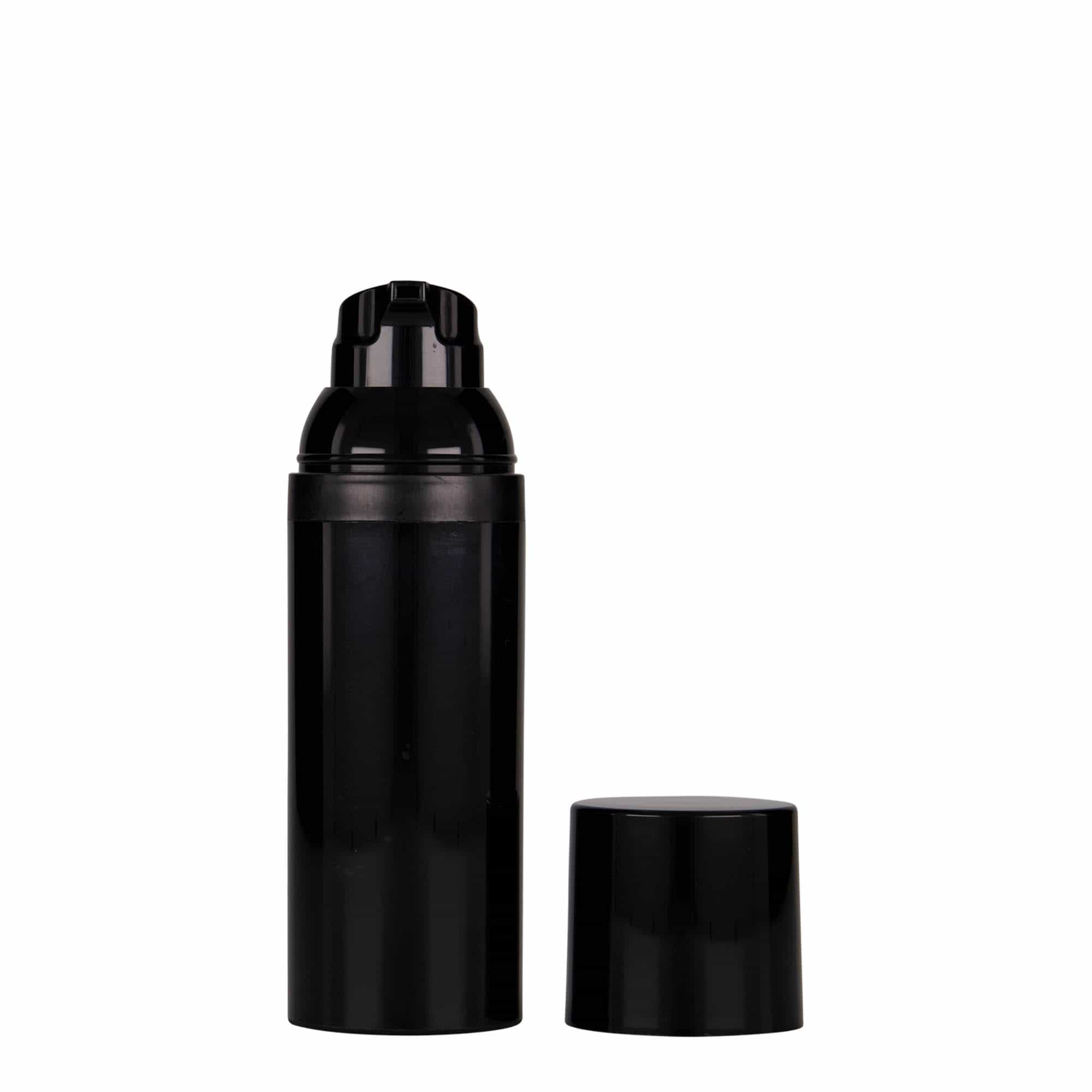 50 ml airless dávkovač 'Mezzo', PP-plast, čierny