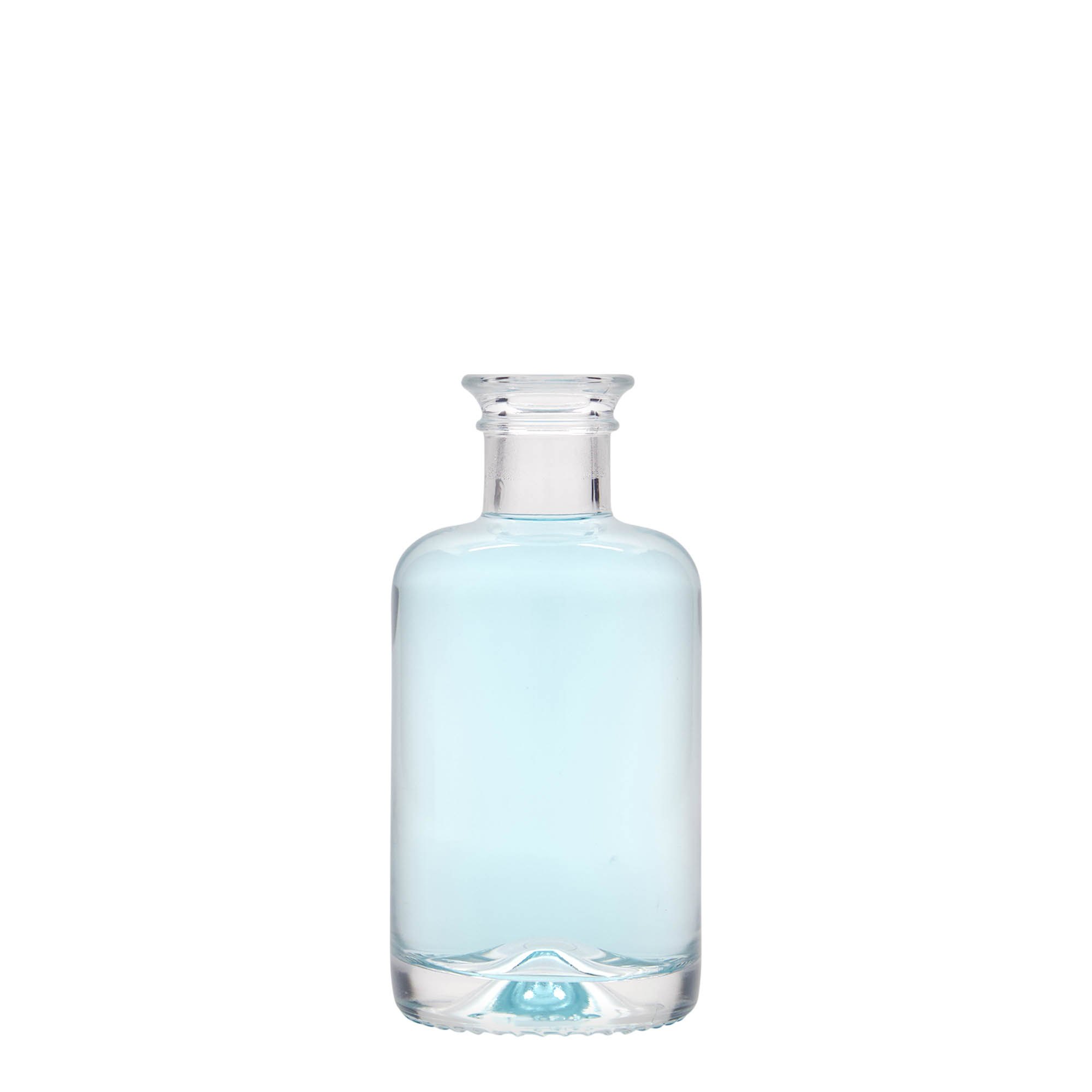 100 ml lekárnická sklenená fľaša, hrdlo: korok