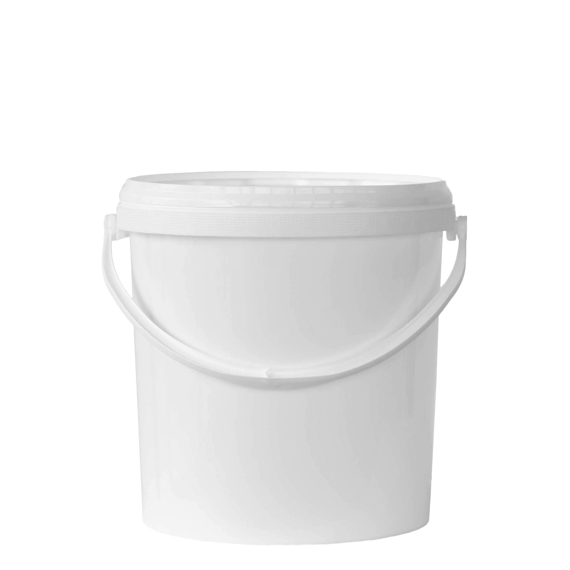 10 l vedierko, PP plast, biela farba