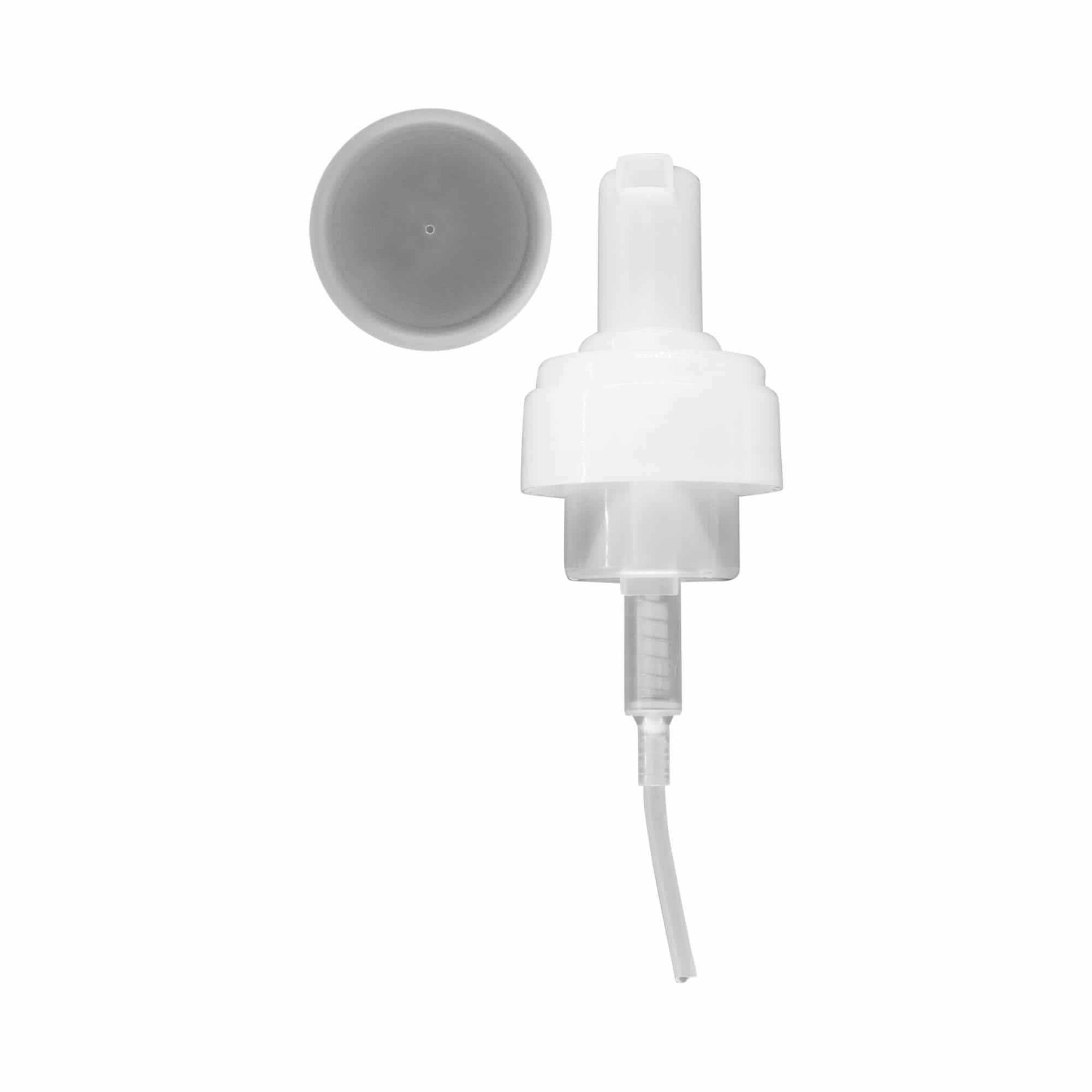 Dávkovač 100 ml „Foamer“, PP-plast, biely, pre hrdlo: skrutkovací uzáver