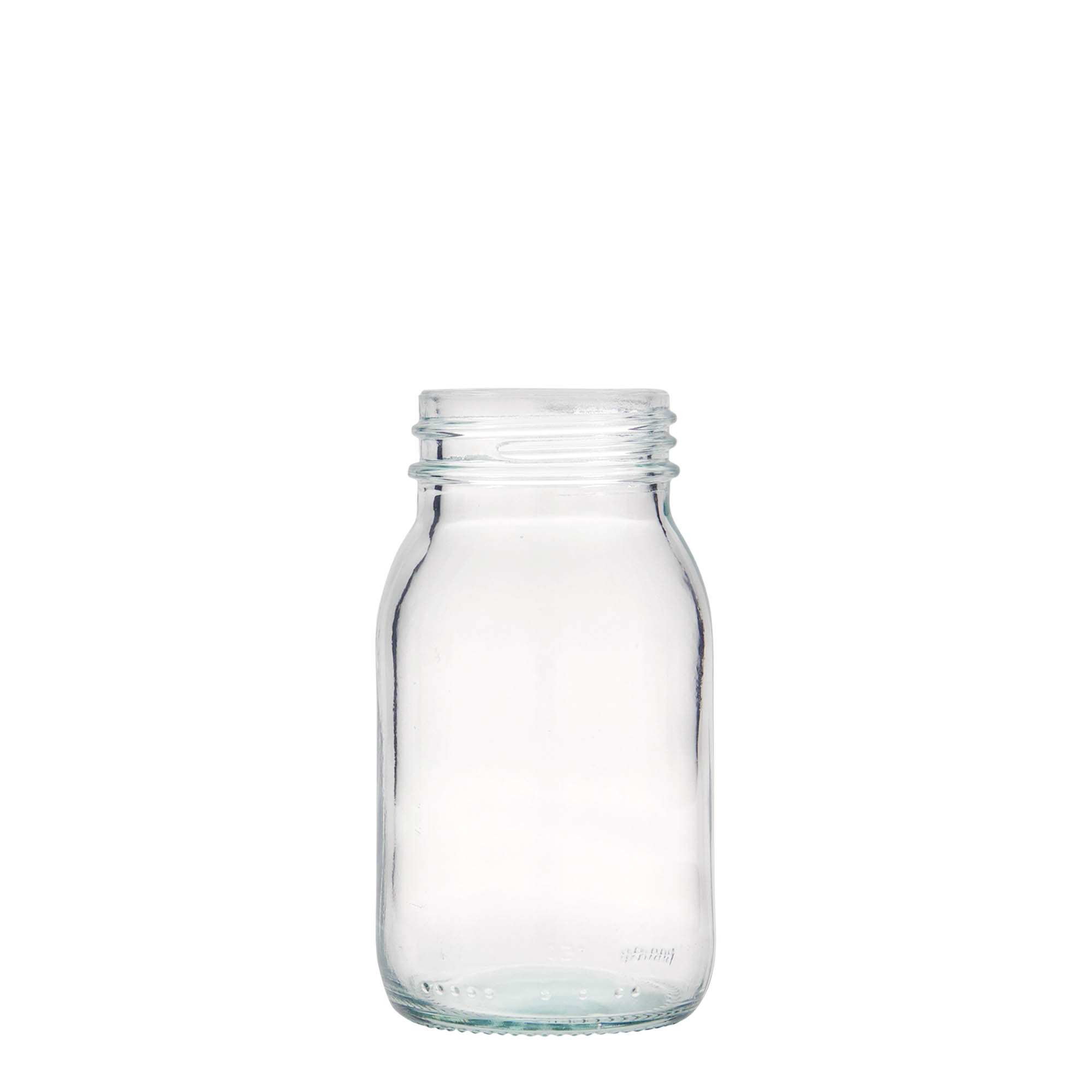 150 ml širokouhĺové sklo, hrdlo: DIN 45 150 ml širokouhĺové sklo, hrdlo: DIN 45