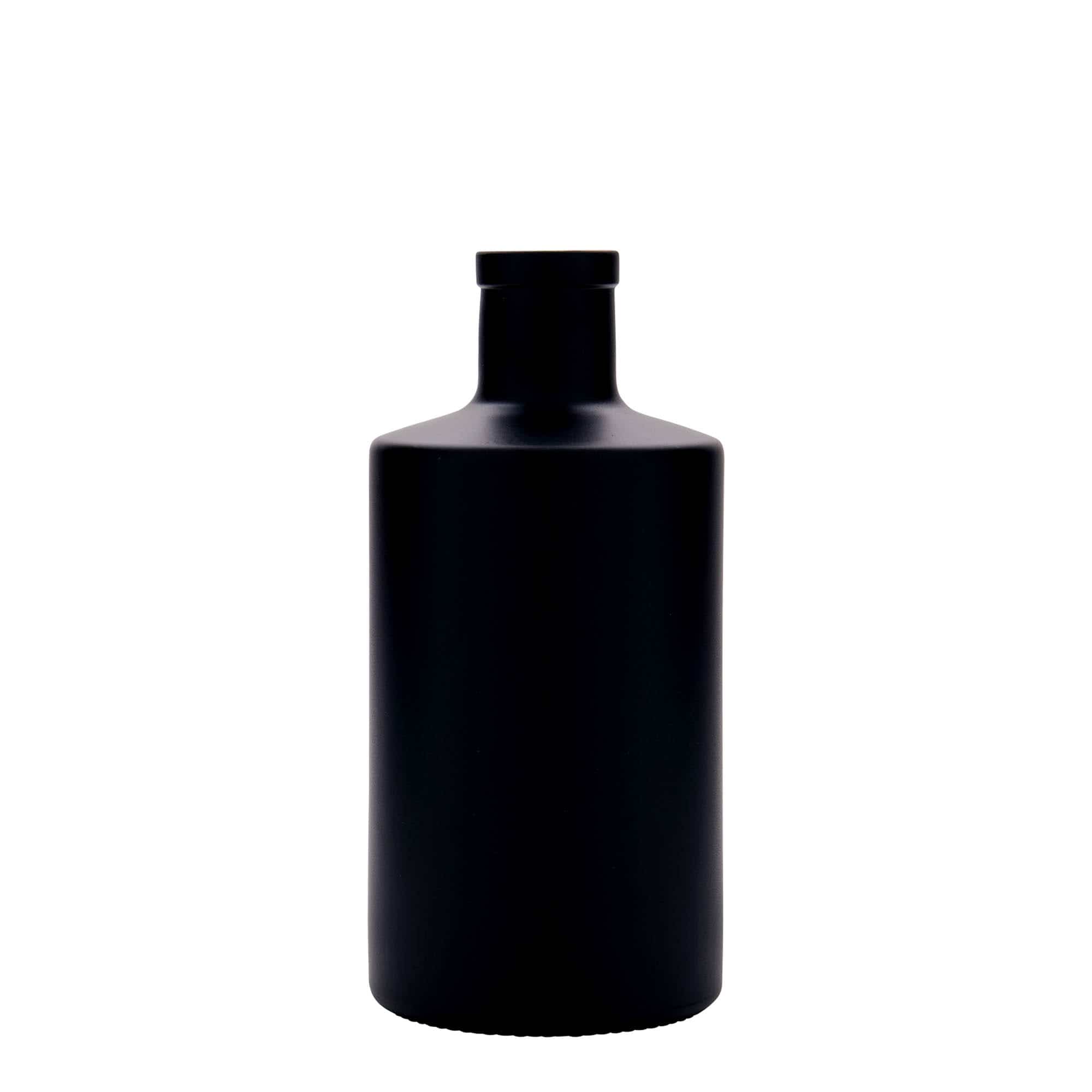 500 ml sklená fľaša „Caroline“, čierna farba, hrdlo: korok 500 ml sklená fľaša „Caroline“, čierna farba, hrdlo: korok