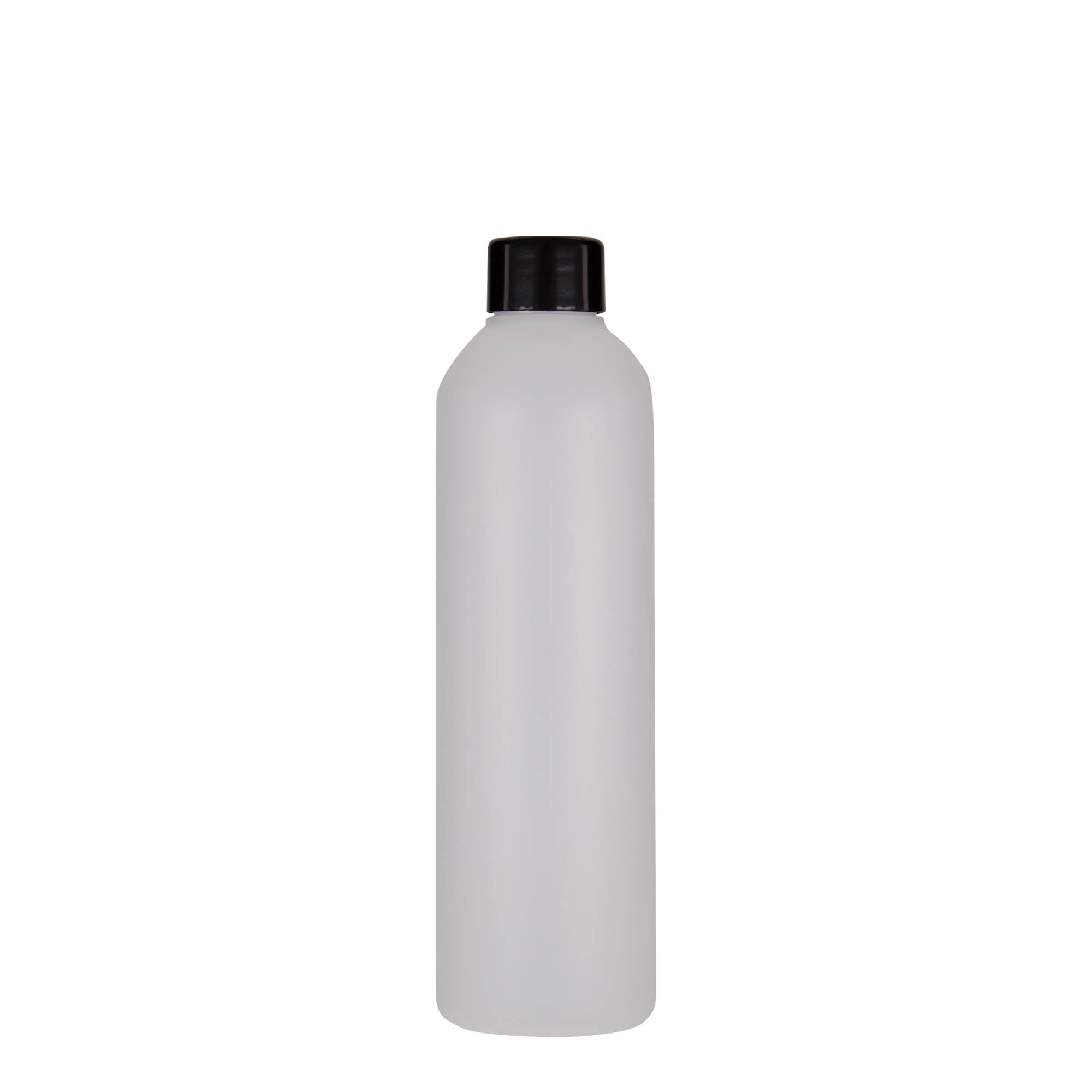 250 ml plastová fľaša 'Tuffy', HDPE, prírodná, hrdlo: 24/410