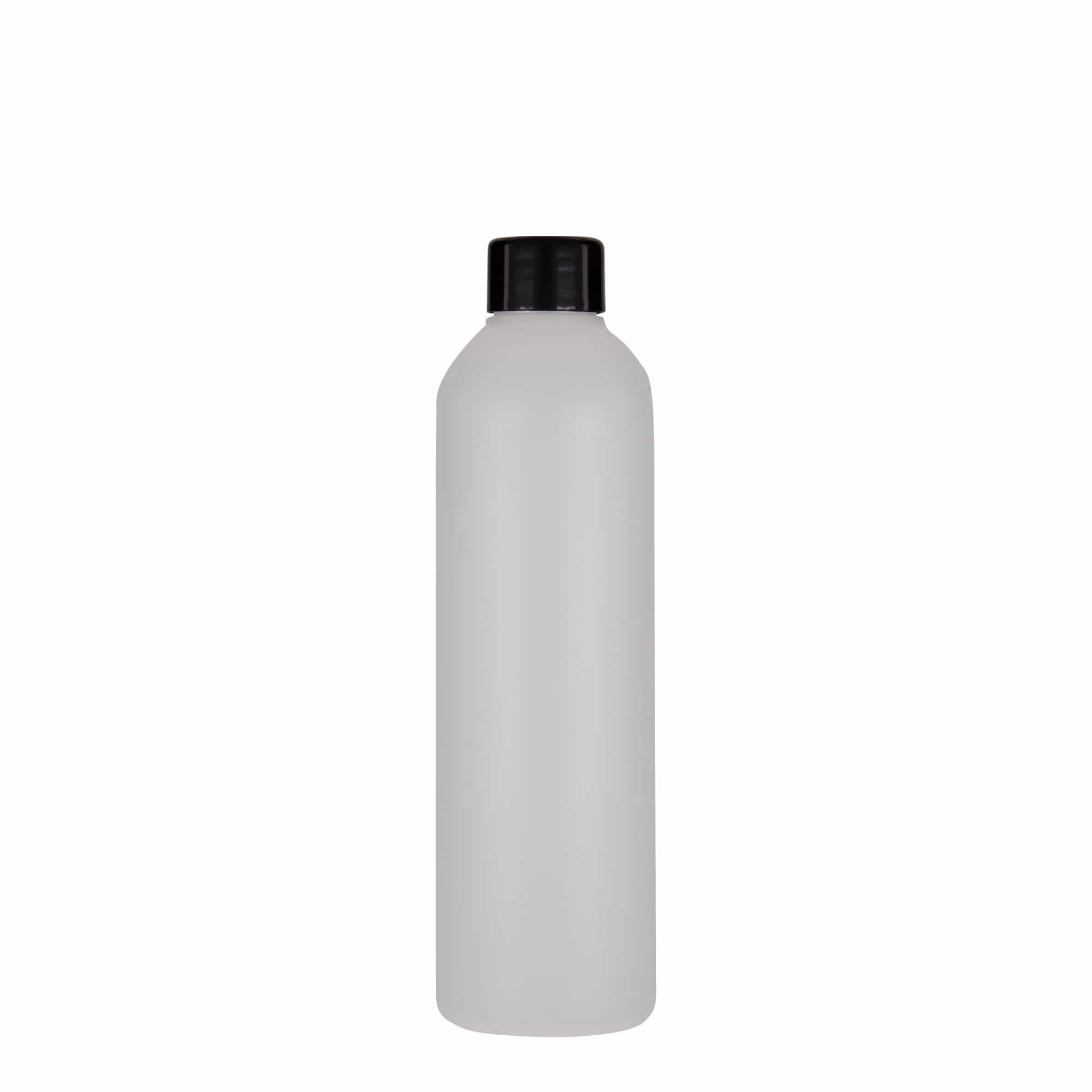 250 ml plastová fľaša 'Tuffy', HDPE, prírodná, hrdlo: 24/410