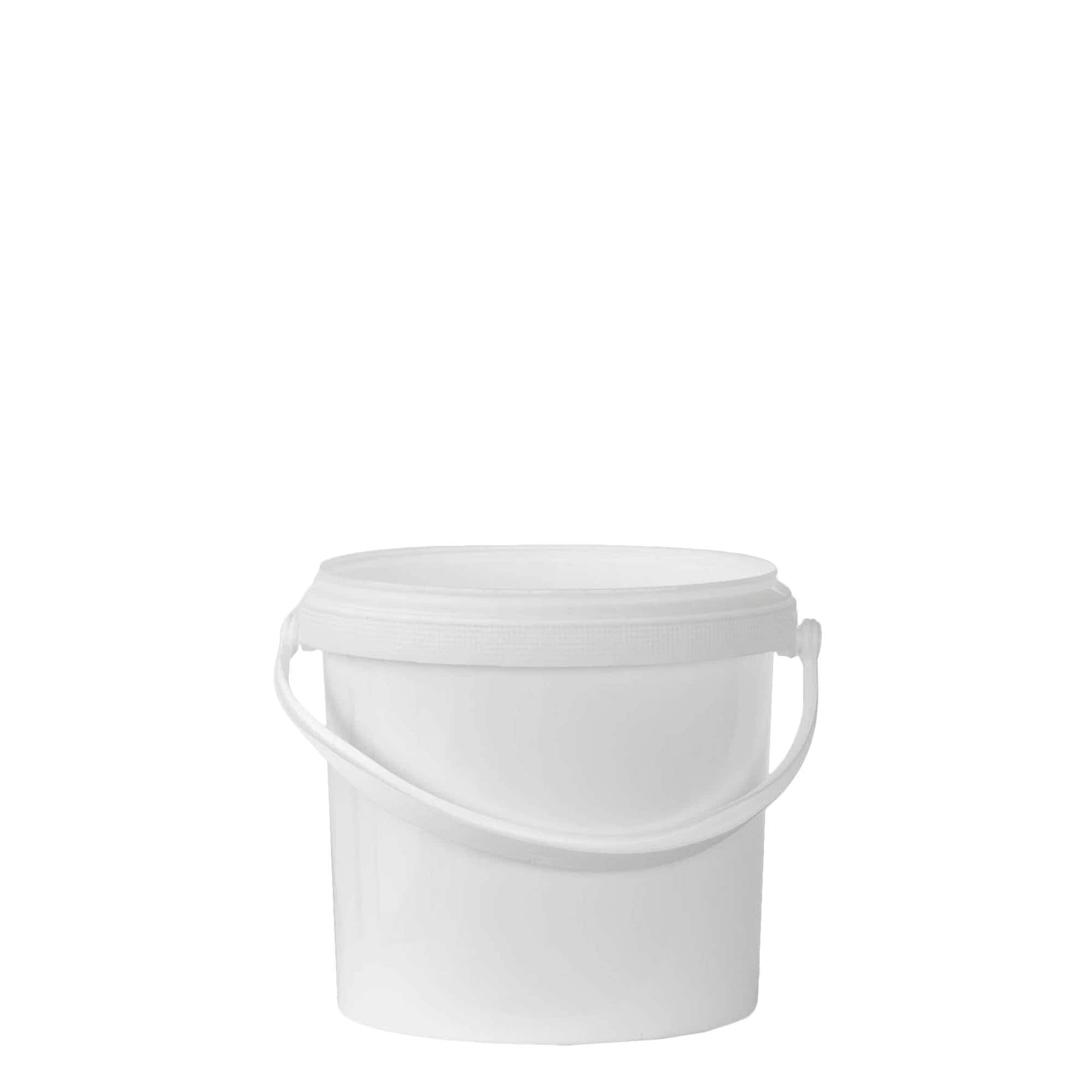 2,5 l vedierko, PP plast, biela farba 2,5 l vedierko, PP plast, biela farba