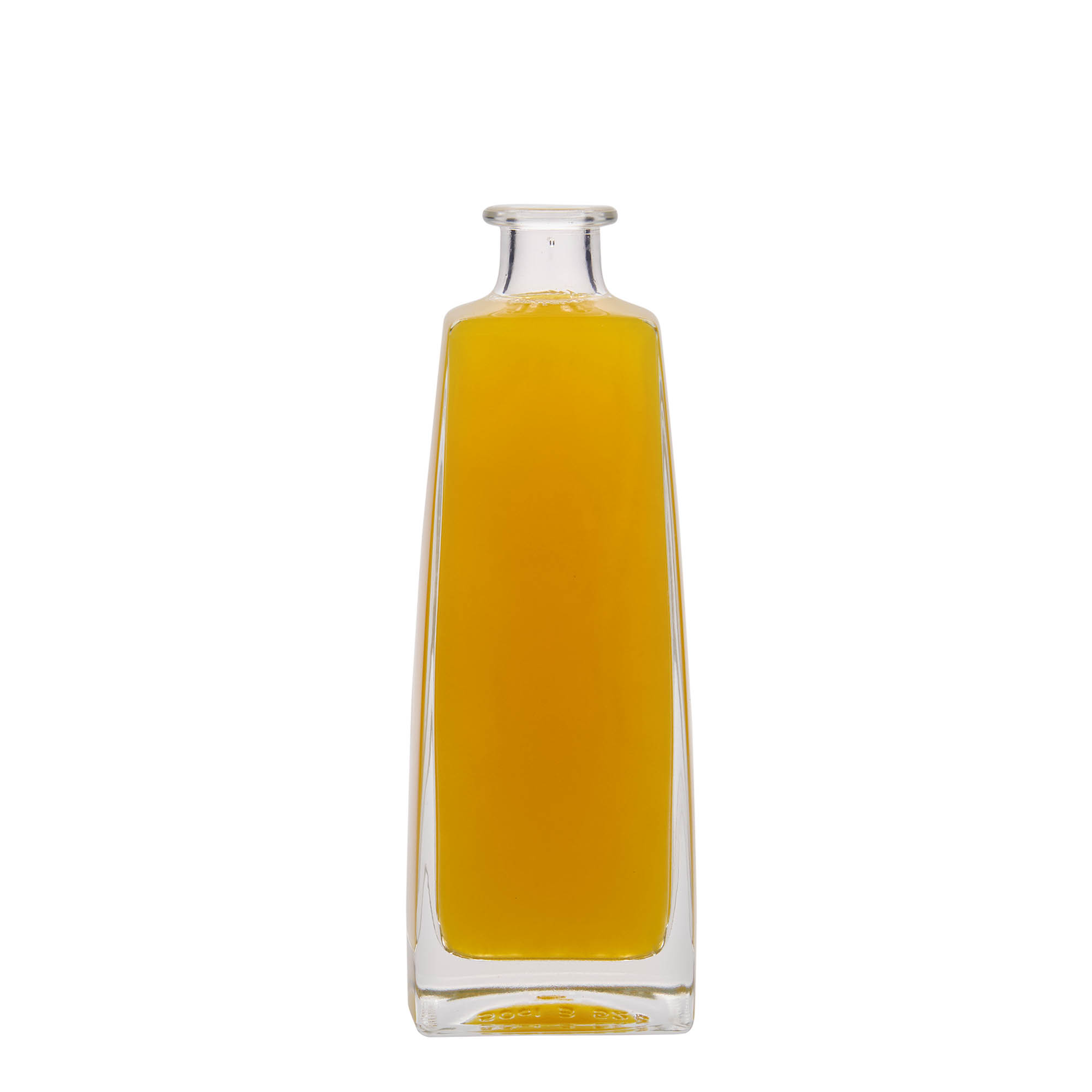 500 ml sklená fľaša „Timmy“, obdĺžniková, hrdlo: korok