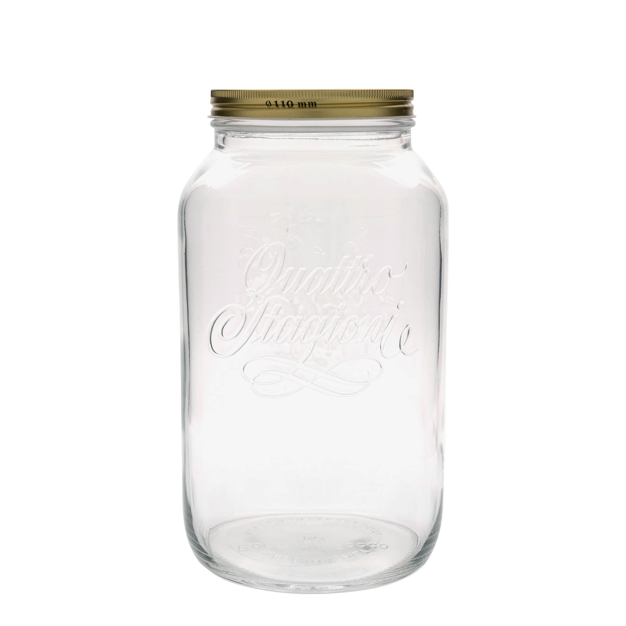 3.800 ml sklo 'Quattro Stagioni', ústie: závitové viečko 3.800 ml sklo 'Quattro Stagioni', ústie: závitové viečko