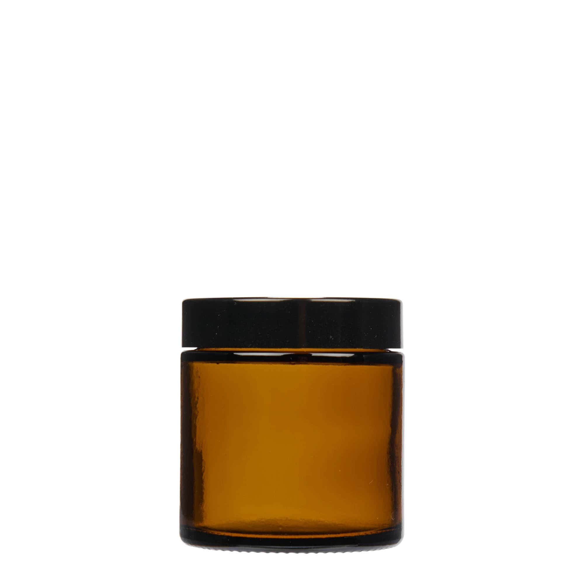 120 ml téglik 'Brown Line', sklo, hnedý, hrdlo: závitové uzáver 120 ml téglik 'Brown Line', sklo, hnedý, hrdlo: závitové uzáver
