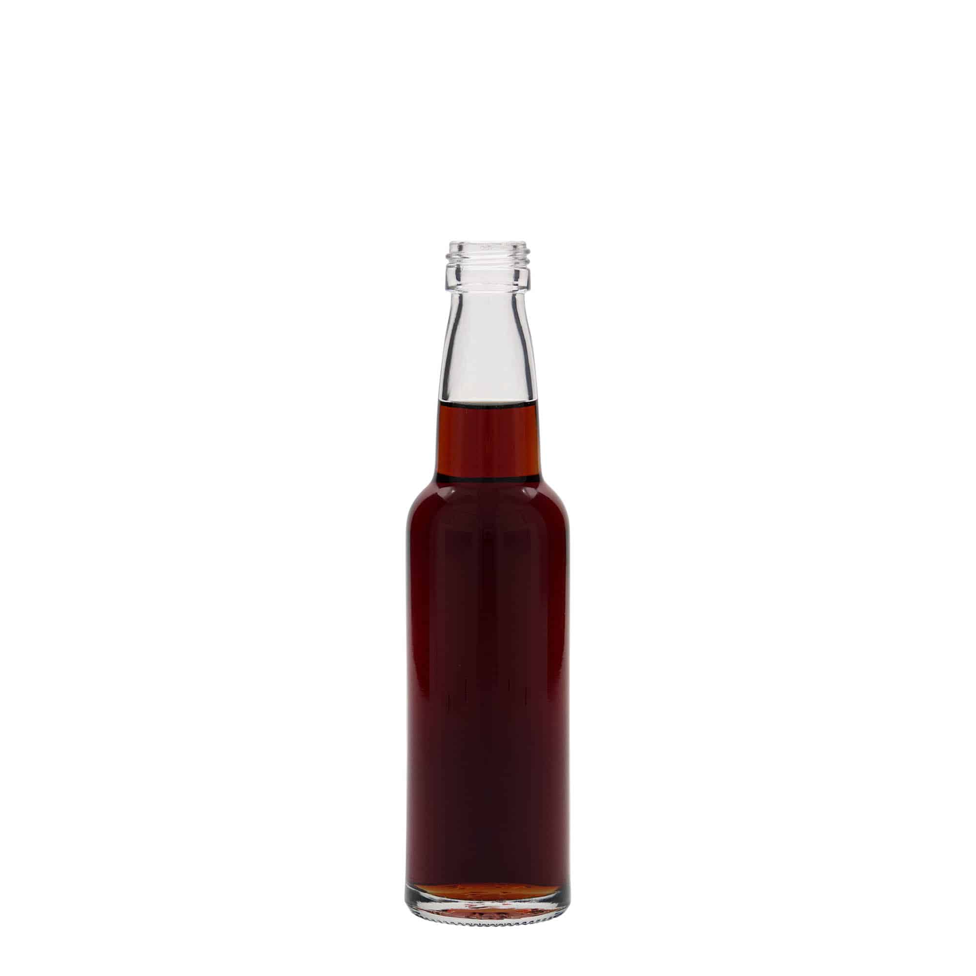 100 ml sklená fľaša „Proba“, hrdlo: PP 22