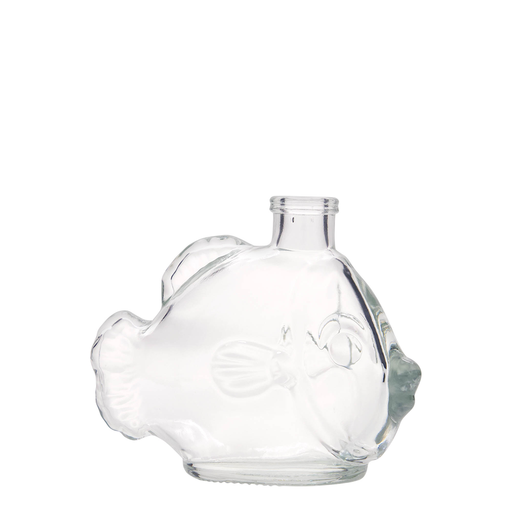 200 ml sklenená fľaša „Ryba“, hrdlo: korok