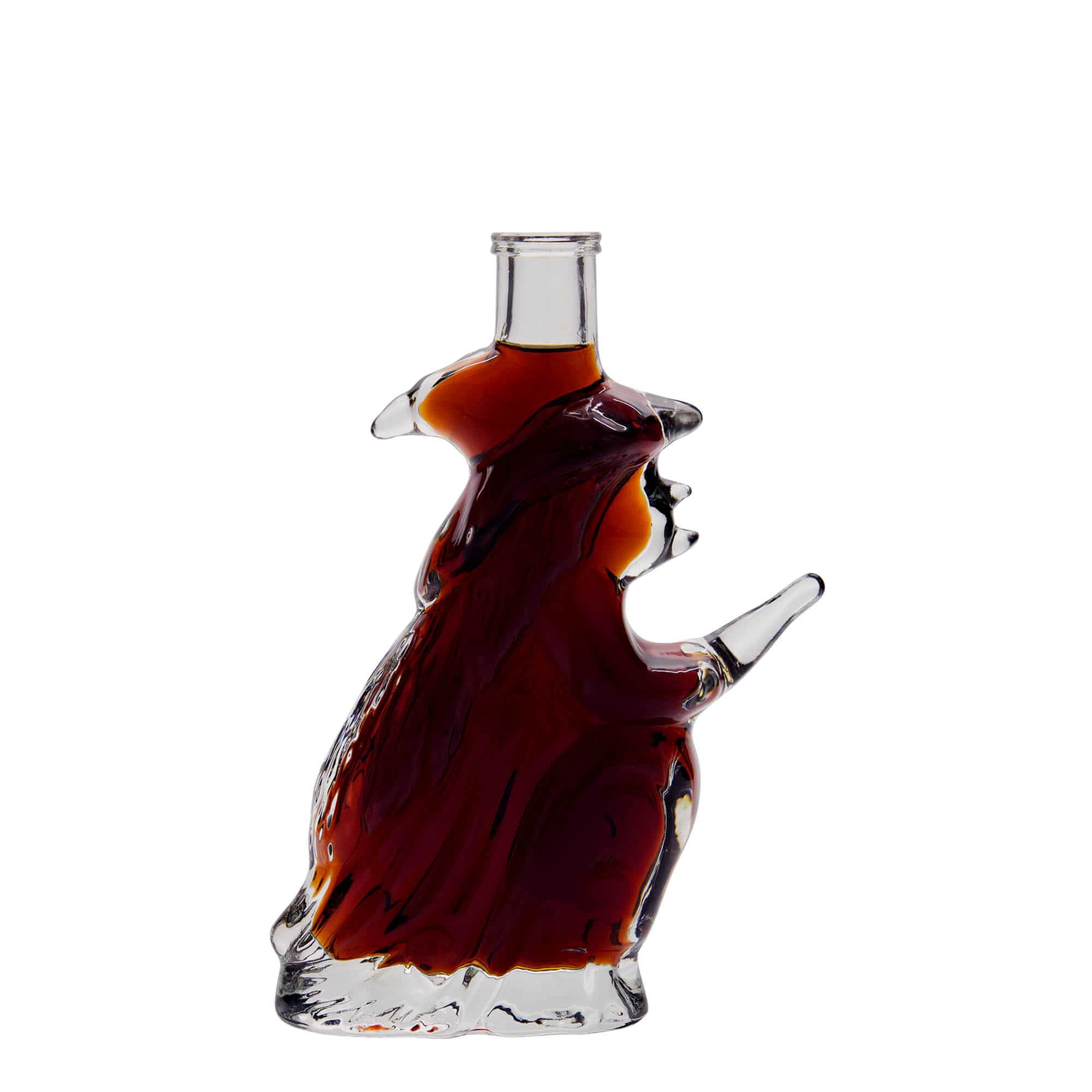 200 ml sklená fľaša „Bosorka“, hrdlo: korok