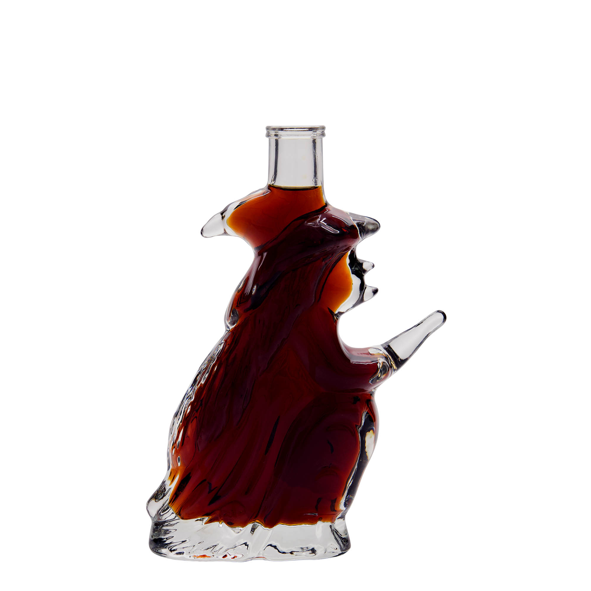 200 ml sklenená fľaša 'Hexe', hrdlo: korok