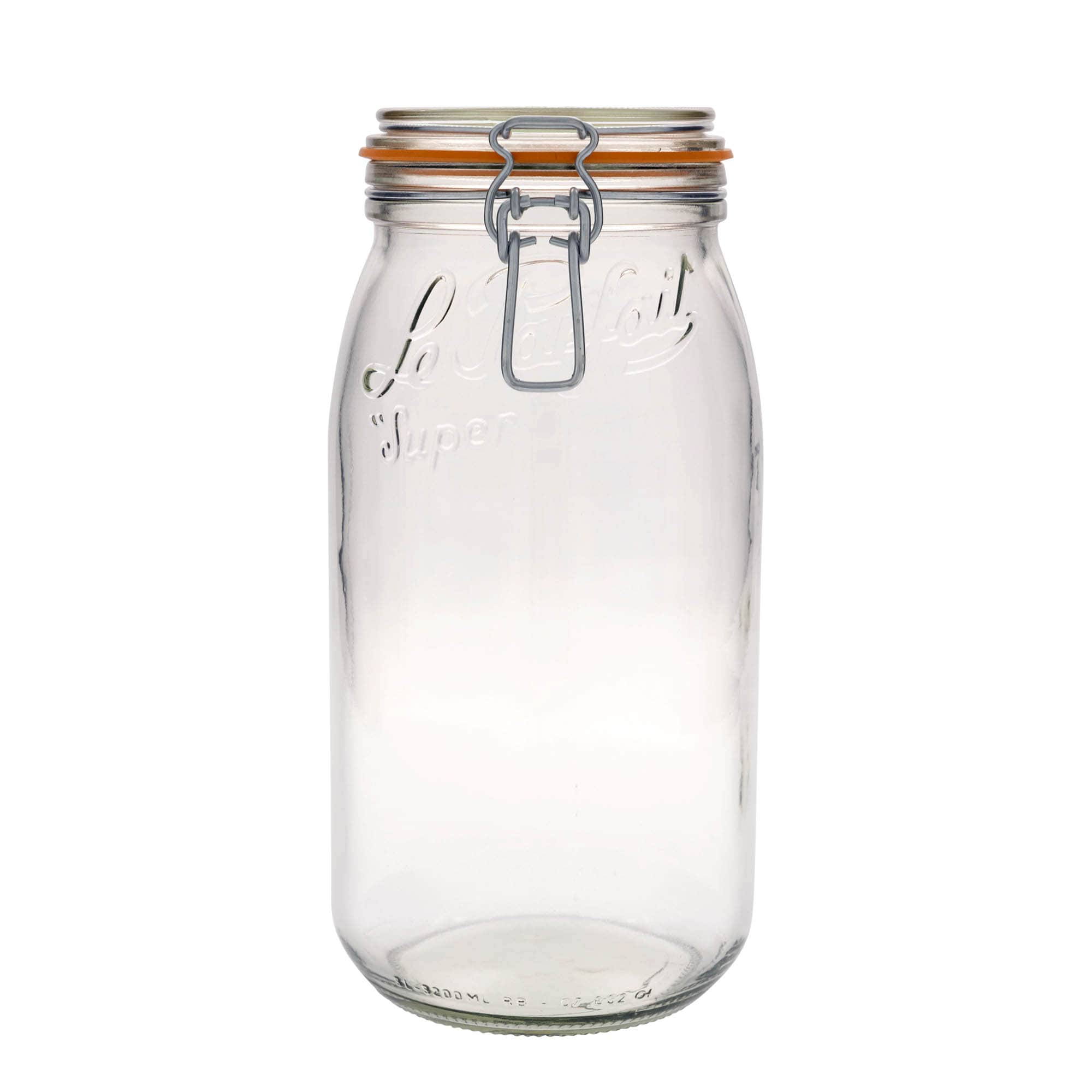 3 000 ml pohár so strmeňovým uzáverom „Le Parfait Super Bocal“, hrdlo: strmeňový uzáver 3 000 ml pohár so strmeňovým uzáverom „Le Parfait Super Bocal“, hrdlo: strmeňový uzáver