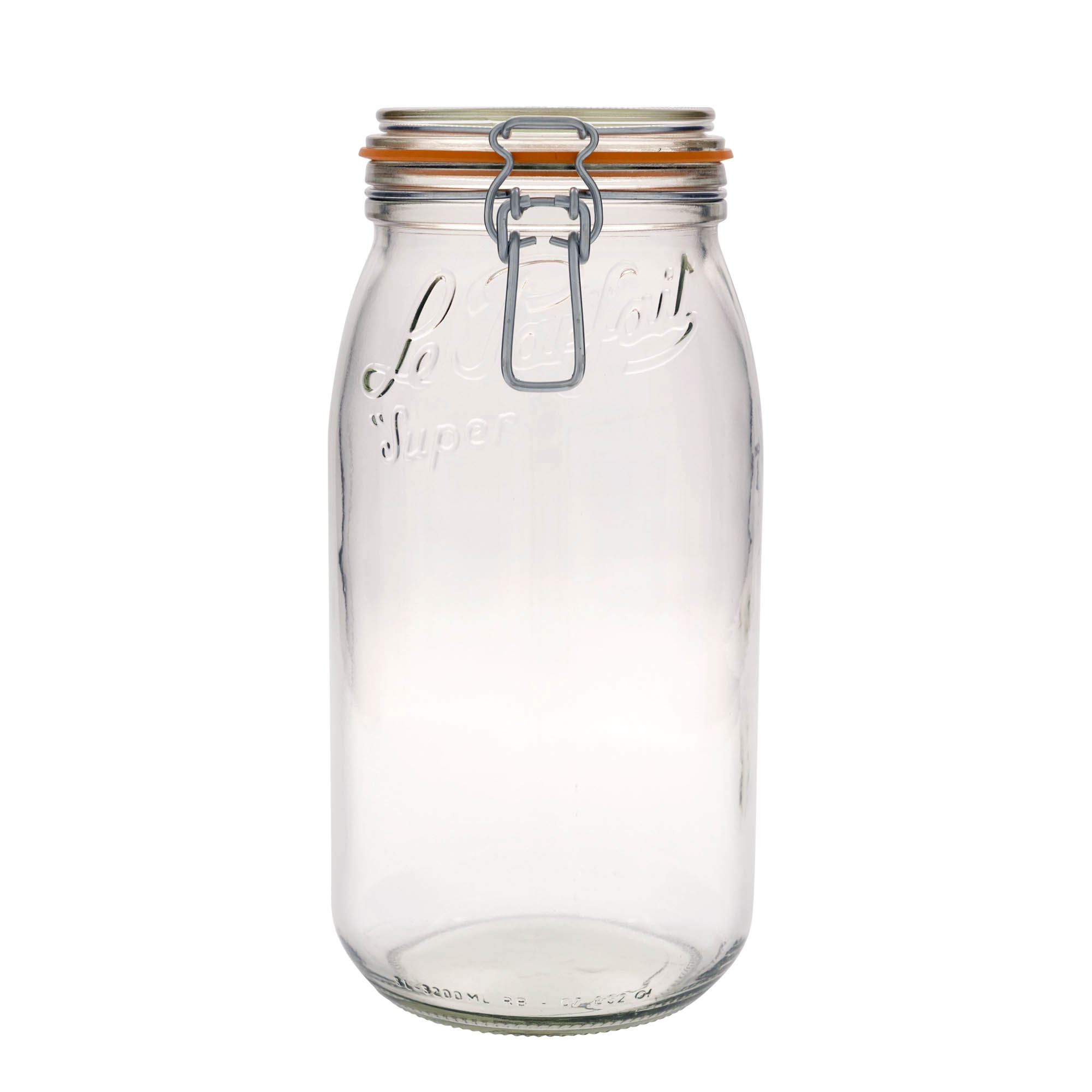 3 000 ml drôtené uzatváracie sklo 'Le Parfait Super Bocal', hrdlo: drôtené uzáver
