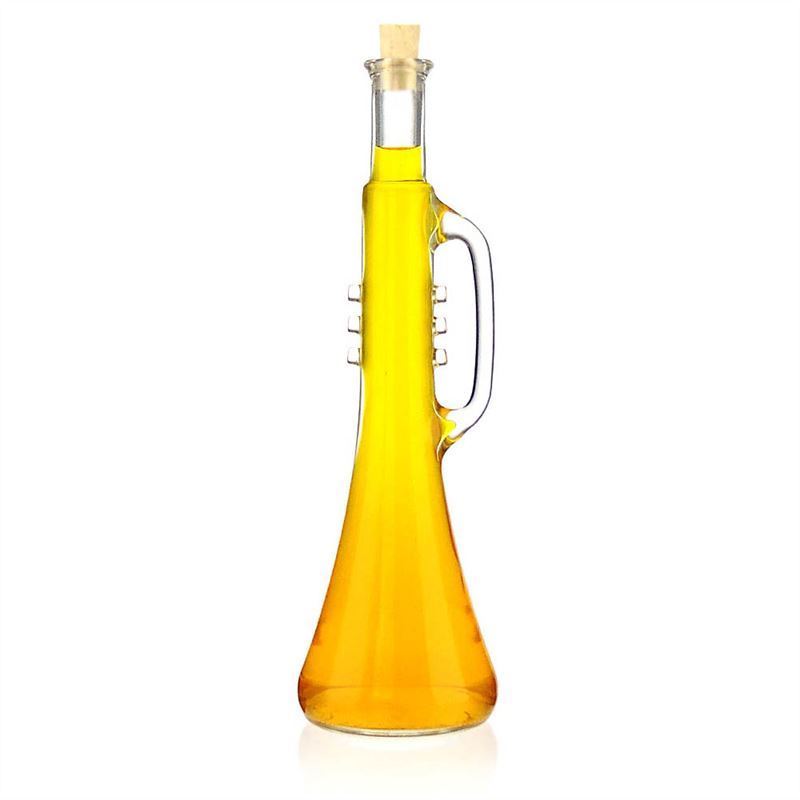500 ml sklenená fľaša 'Trúbka', hrdlo: korkové 500 ml sklenená fľaša 'Trúbka', hrdlo: korkové