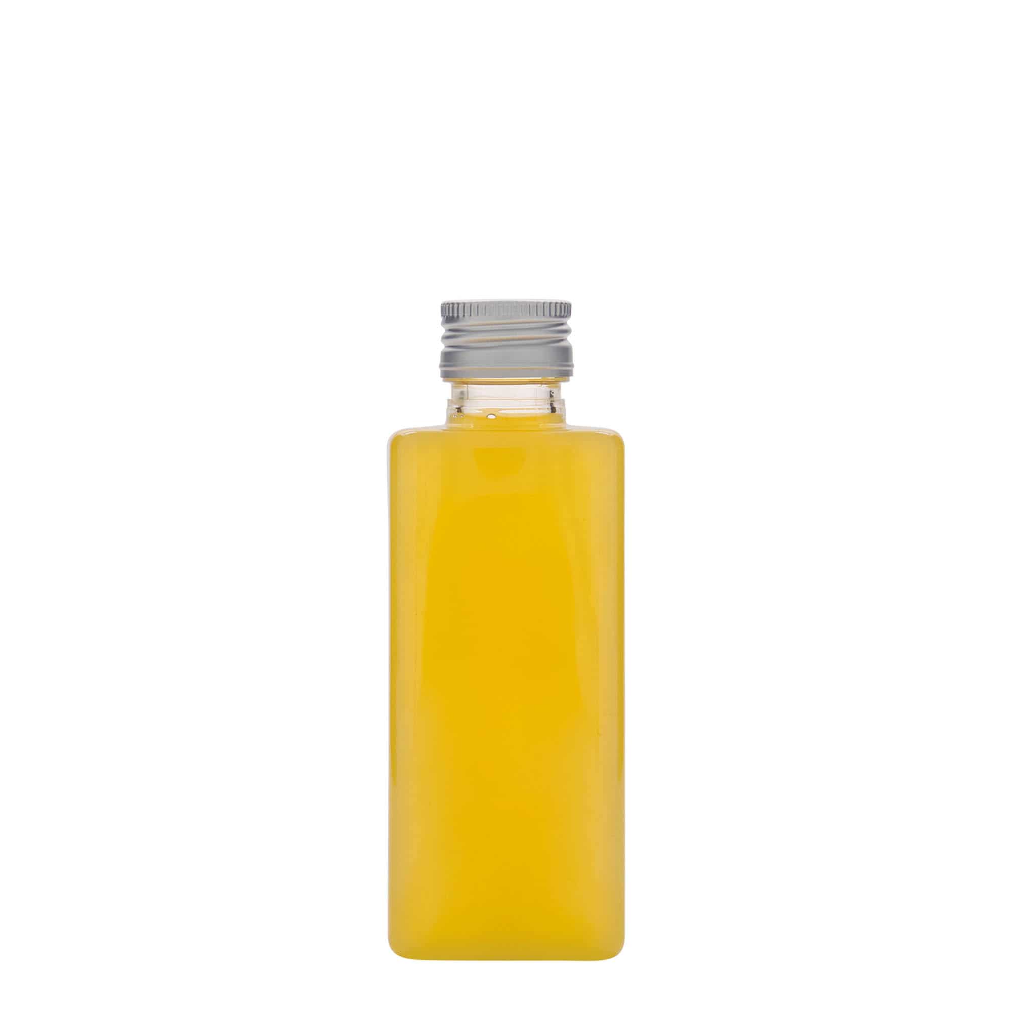 250 ml PET fľaša „Karl“, štvorcová, plast, hrdlo: PP 28