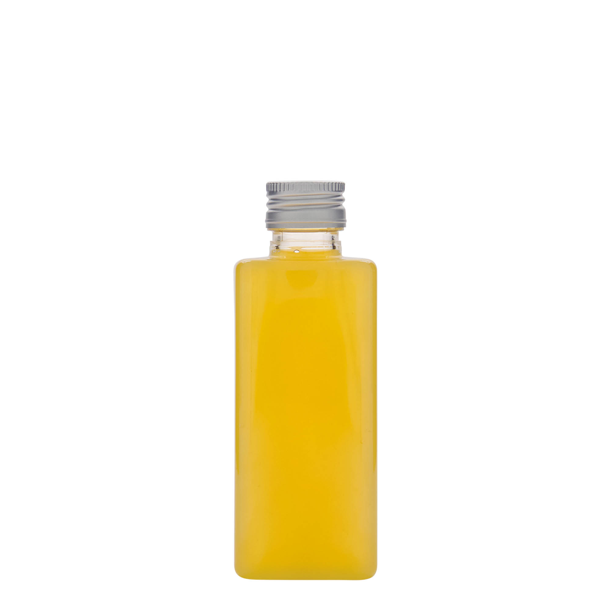 250 ml PET fľaša 'Karl', štvorcová, plast, hrdlo: PP 28