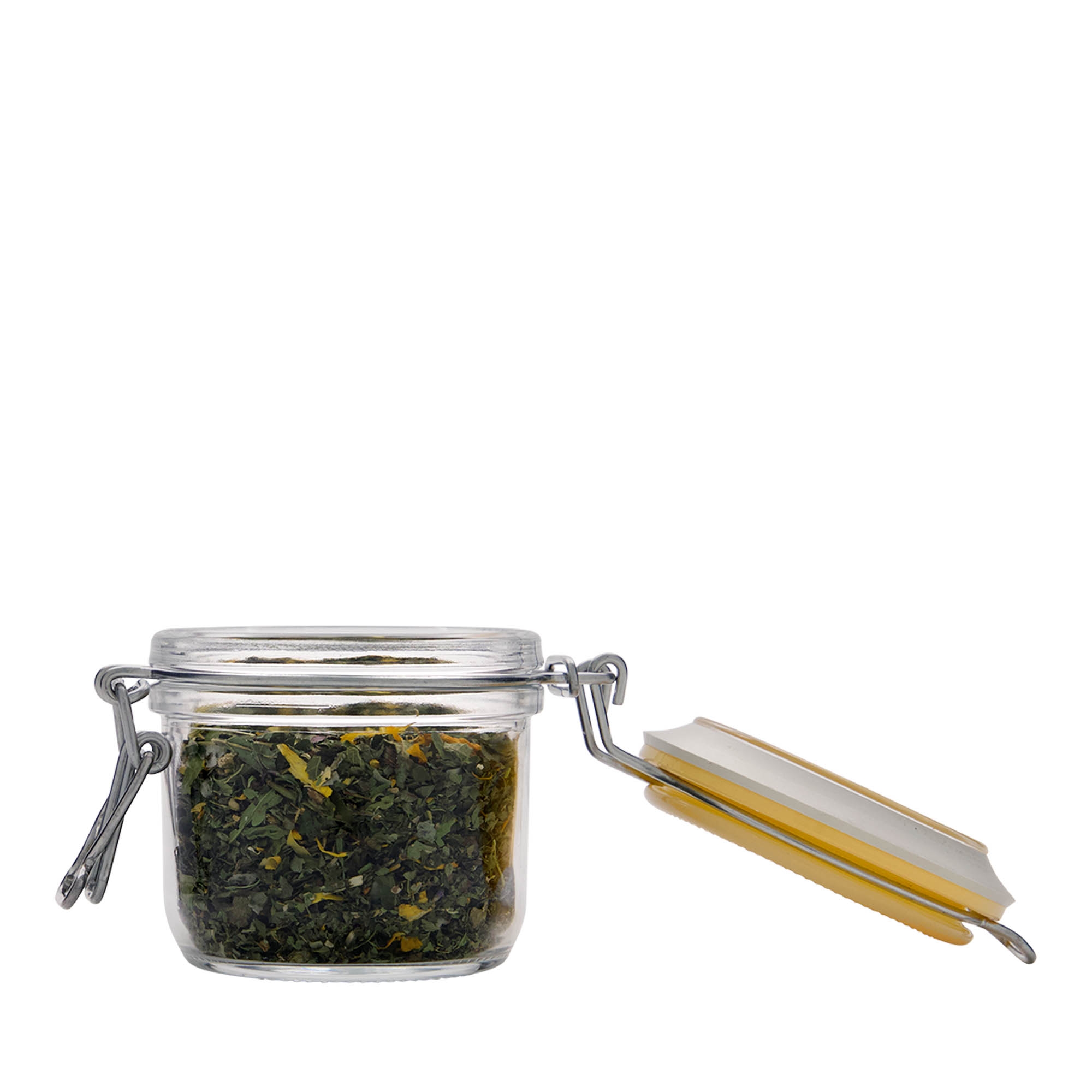 200 ml sklenená fľaša s drôteným uzáverom 'Fido', žltá, hrdlo: drôtený uzáver 200 ml sklenená fľaša s drôteným uzáverom 'Fido', žltá, hrdlo: drôtený uzáver